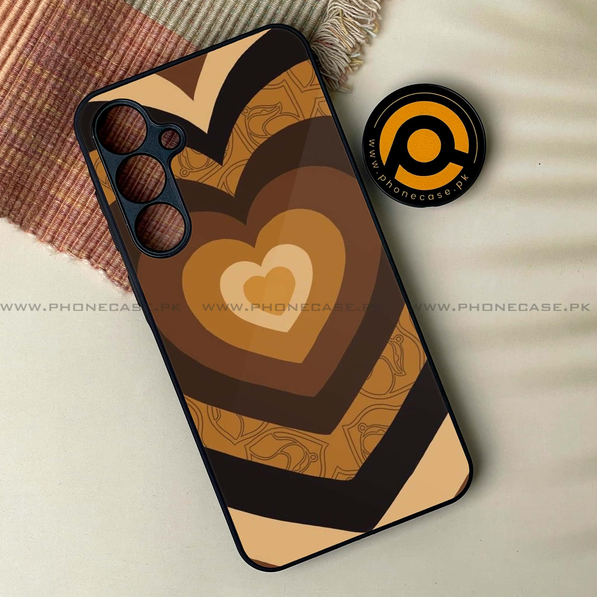 Samsung Galaxy M54 - Heart Beat Series 2.0 - Premium Printed Glass soft Bumper shock Proof Case