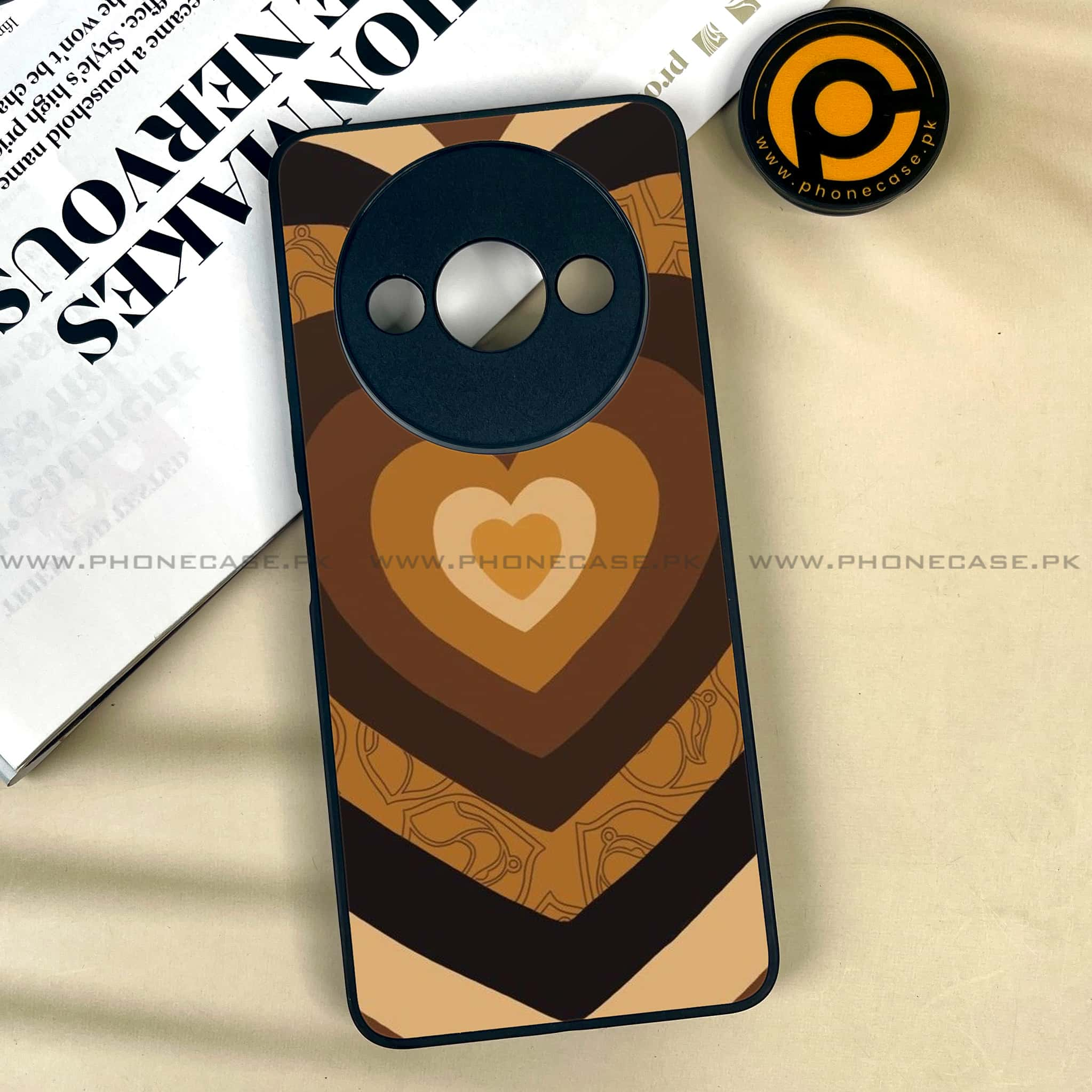 Xiaomi Redmi A3x - Heart Beat 2.0 Series - Premium Printed Metal soft Bumper shock Proof Case