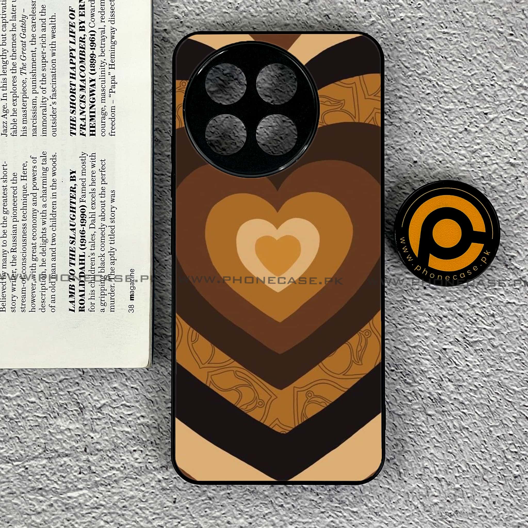 OnePlus Ace 5 - Heart Beat 2.0 Series - Premium Metal Printed soft Bumper shock Proof Case