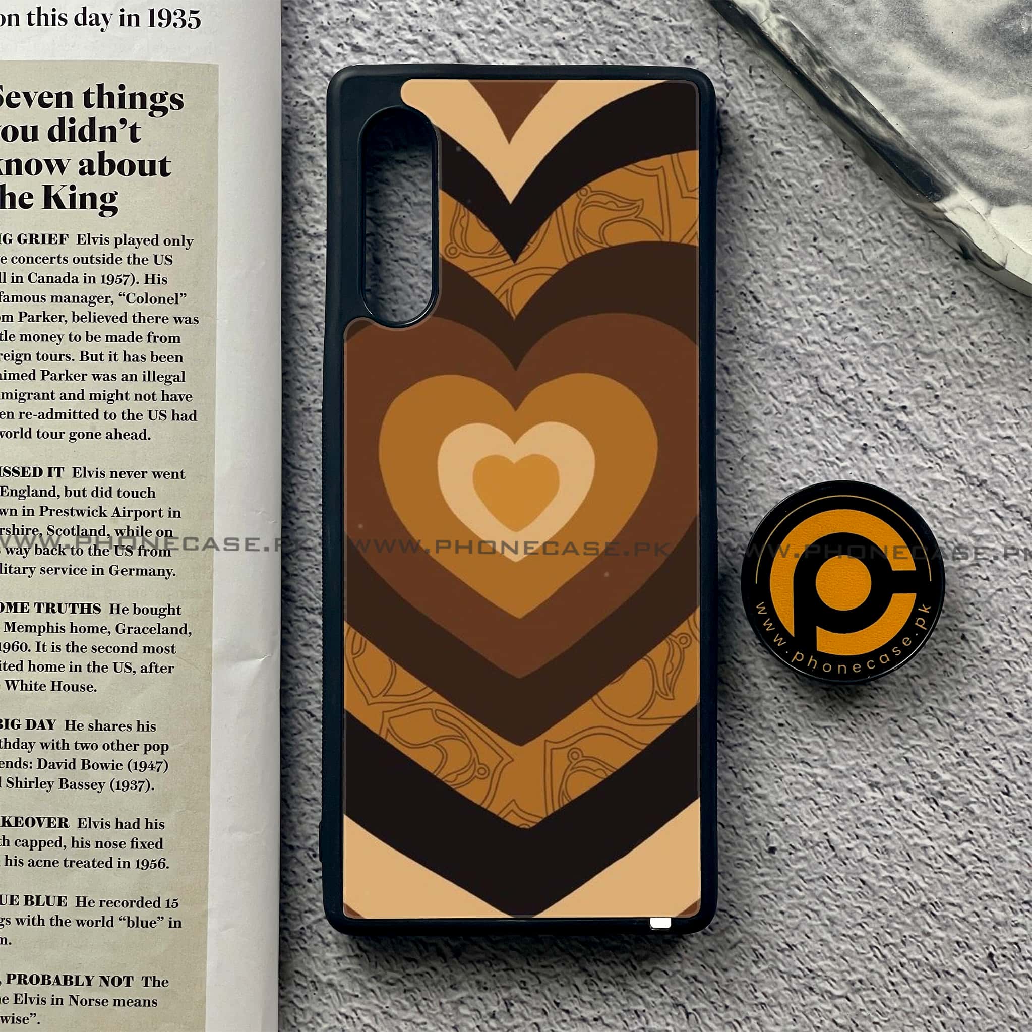 LG Velvet - Heart Beat 2.0 Series - Premium Printed Glass soft Bumper shock Proof Case