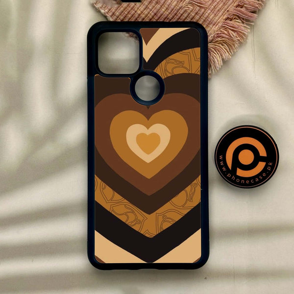 Google Pixel 4a 5G - Heart 2.0 Design 5 - Premium Metal Printed Soft Bumper Shock Proof Case