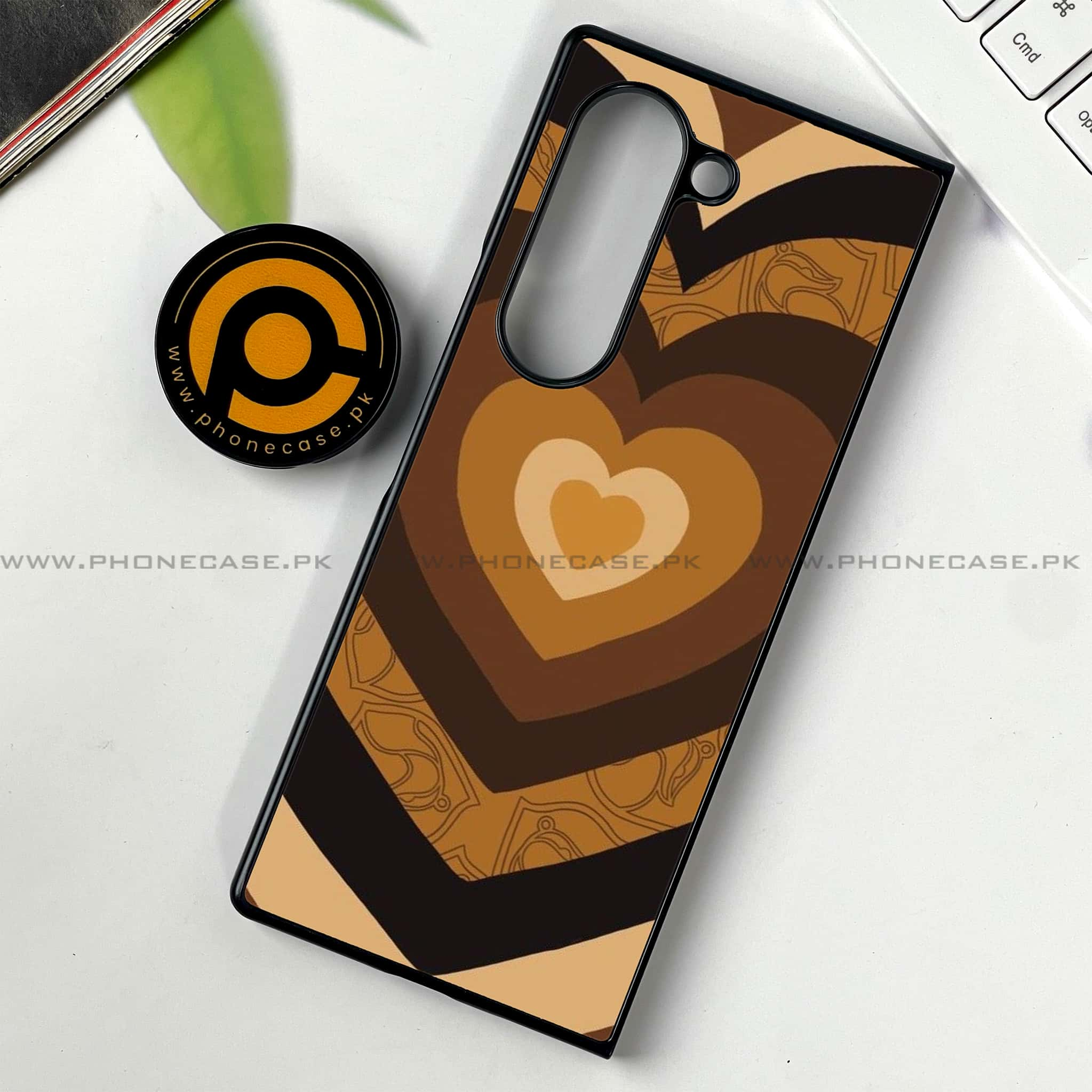 Samsung Galaxy Z Fold 6 - Heart Beat 2.0 Series - Premium Printed Metal soft Bumper shock Proof Case