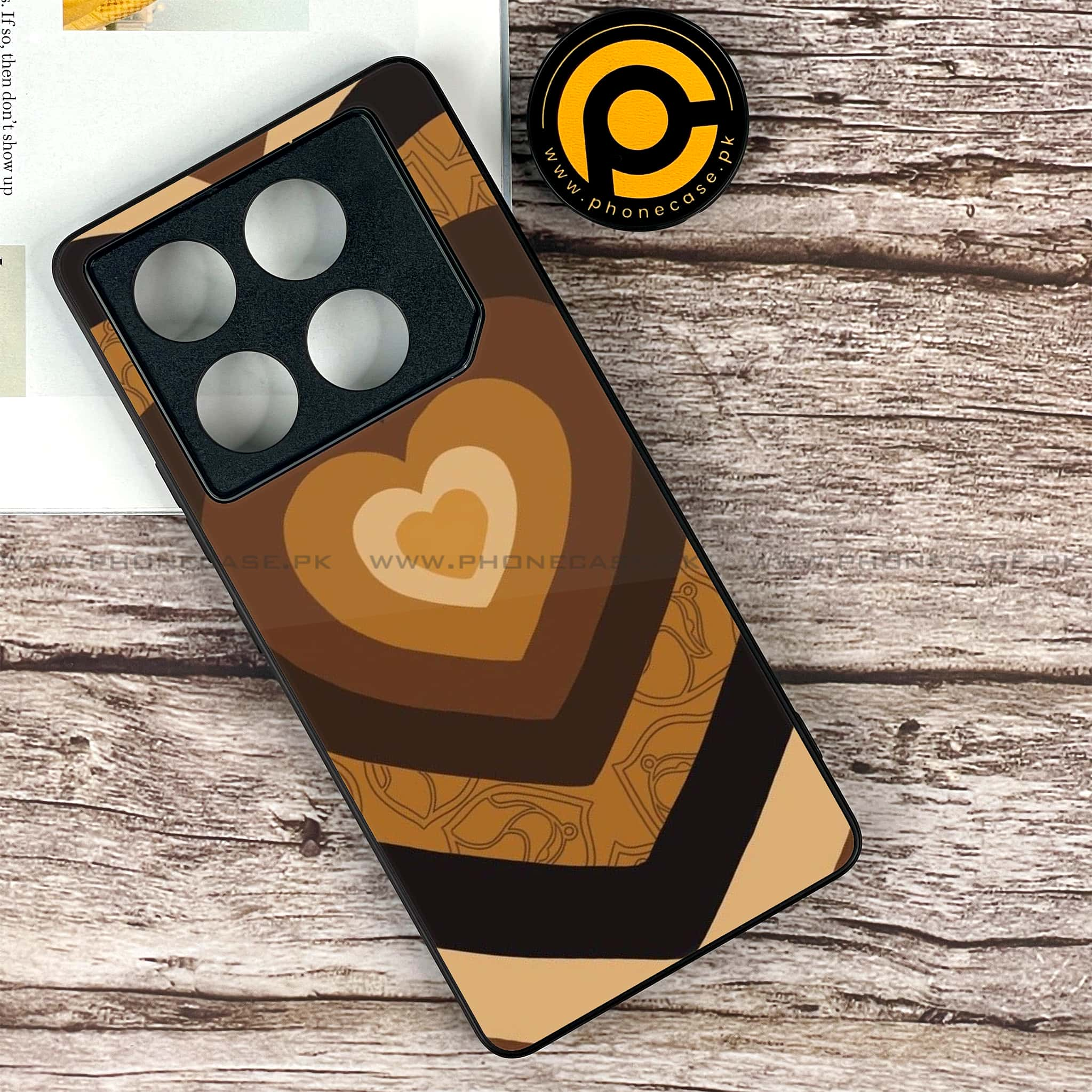 Infinix GT 20 Pro - Heart Beat 2.0 Series - Premium Printed Glass soft Bumper shock Proof Case