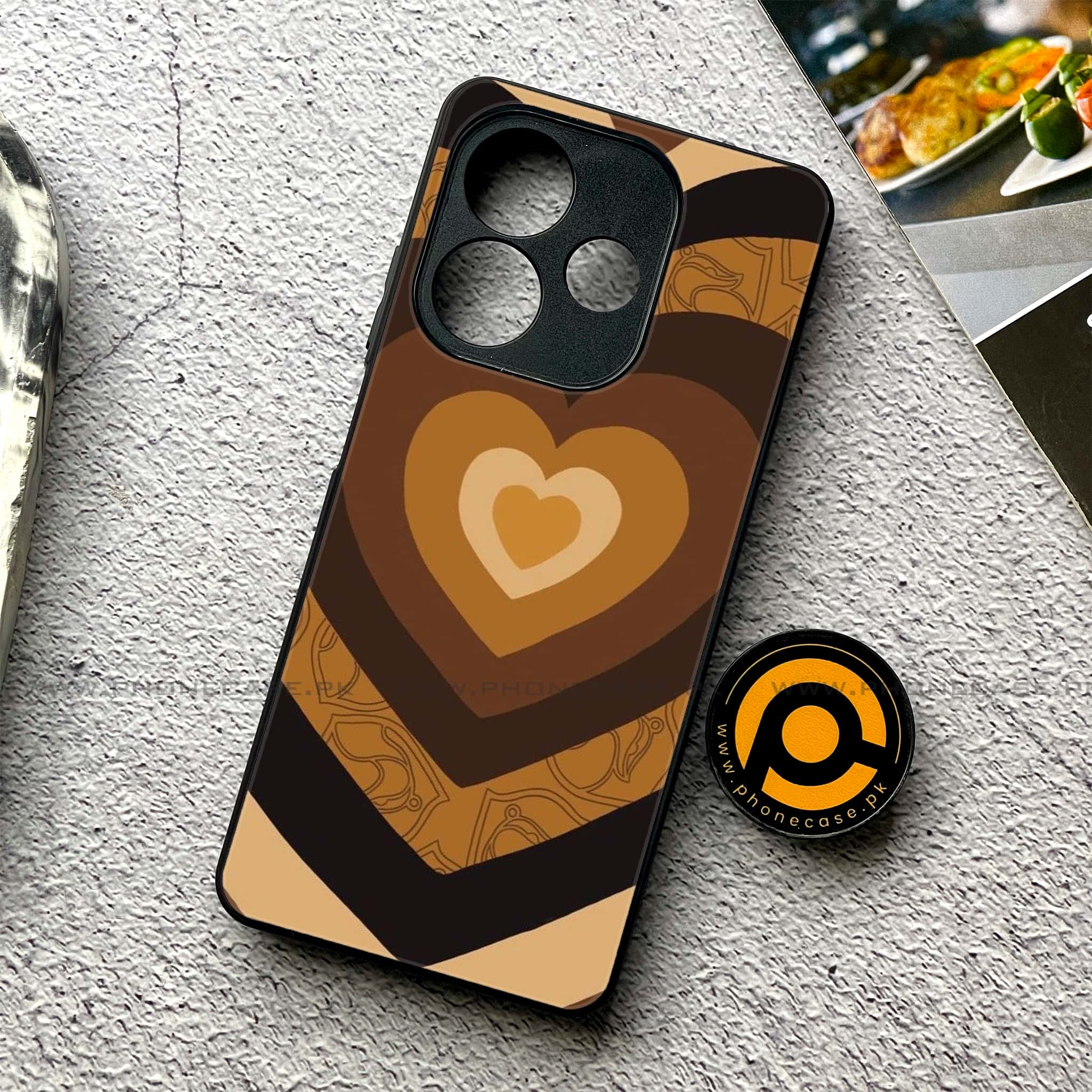 Oppo A5 Pro - Heart Beat 2.0 Series - Premium Metal Printed soft Bumper shock Proof Case