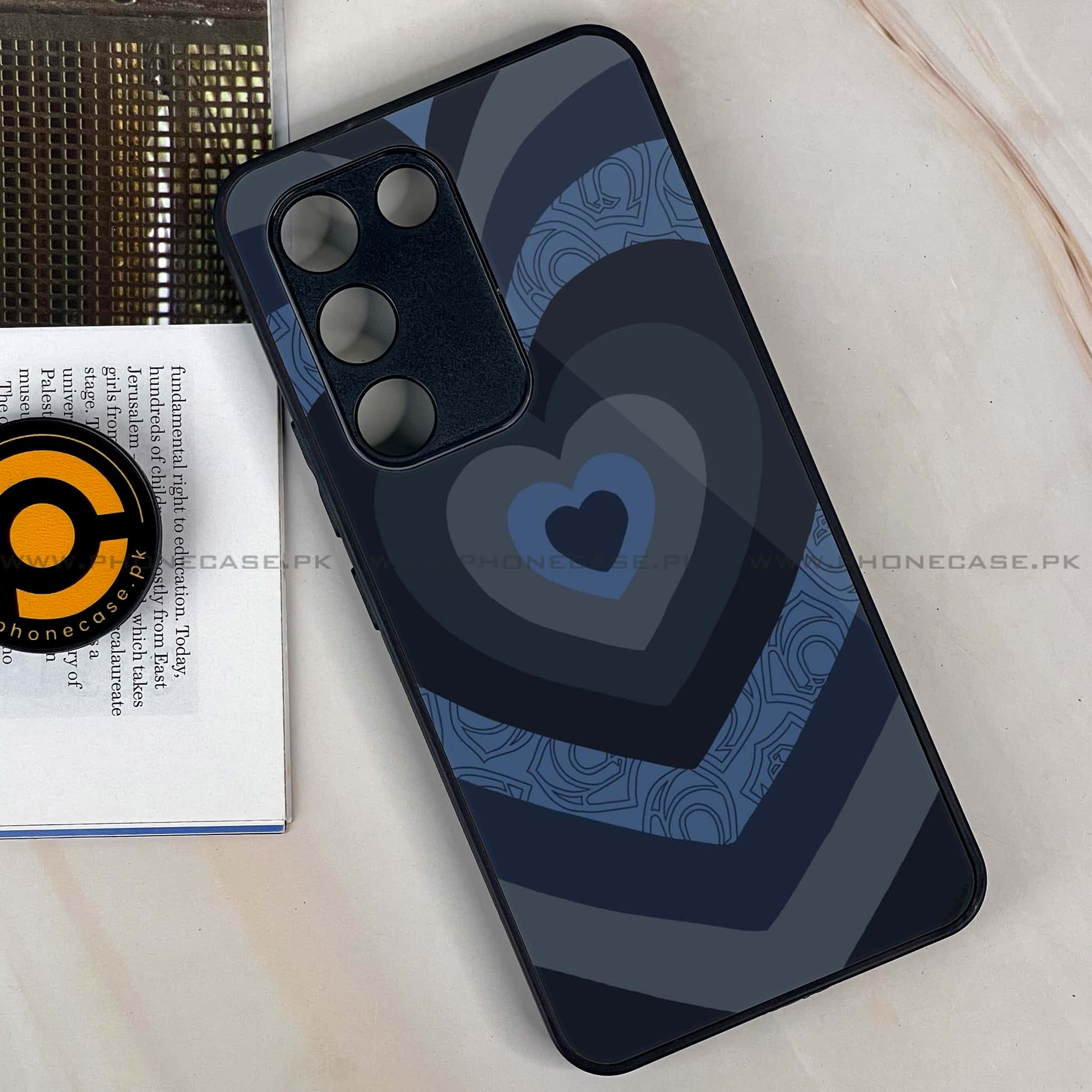 Vivo V30 Lite 4G - Heart Beat 2.0 Series - Premium Metal Printed soft Bumper shock Proof Case
