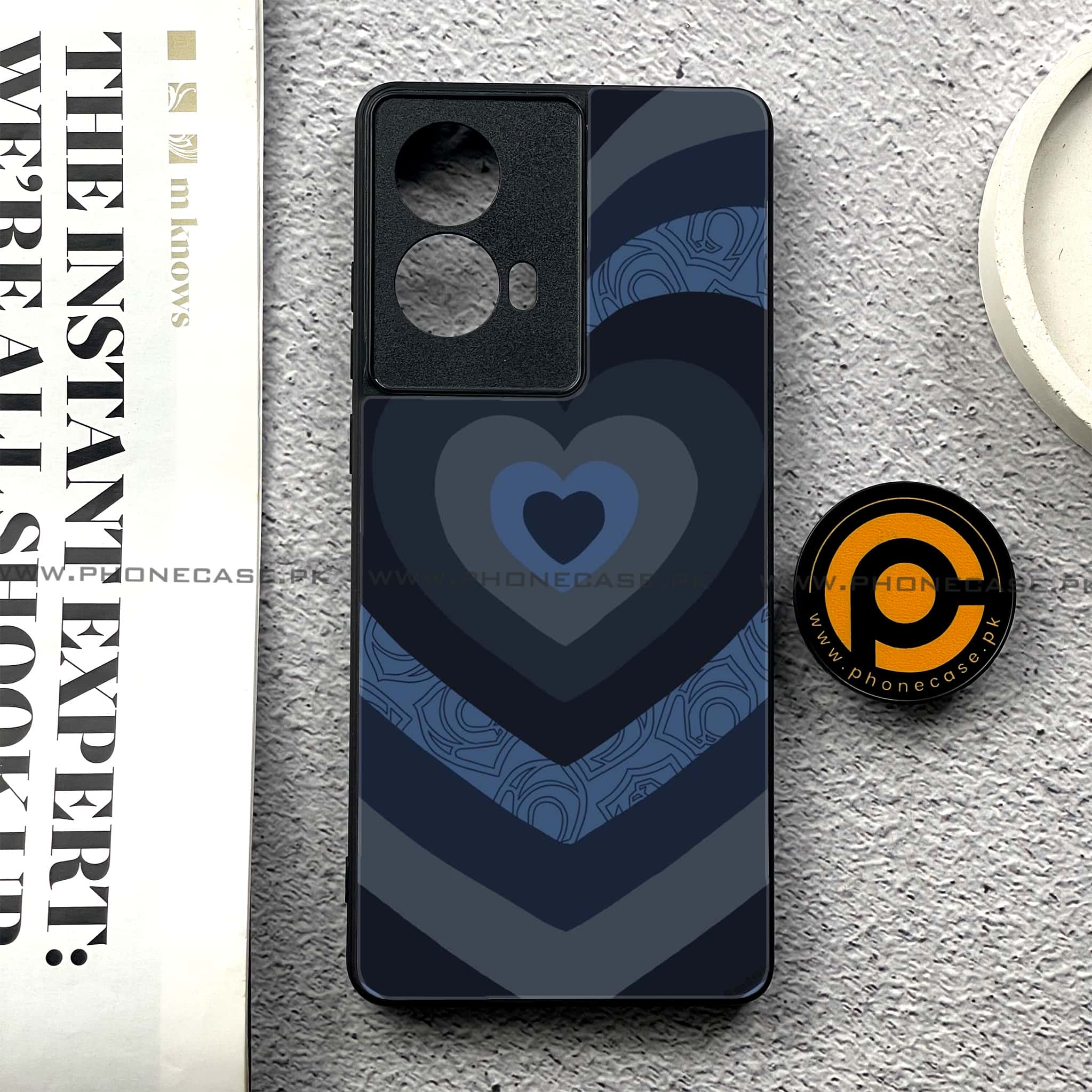 Moto G85 - Heart Beat 2.0 Series - Premium Printed Glass soft Bumper shock Proof Case