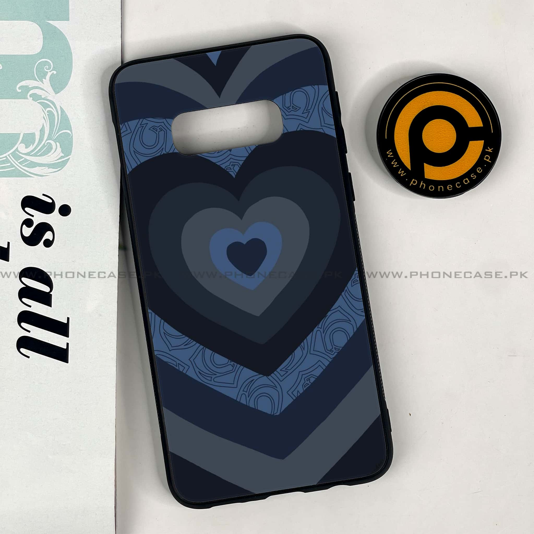 Galaxy S10e - Heart Beat 2.0 Series - Premium Printed Glass soft Bumper shock Proof Case