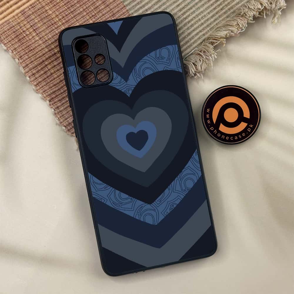 Samsung Galaxy A71 - Heart Beat 2.0 Series - Premium Metal Printed soft Bumper shock Proof Case
