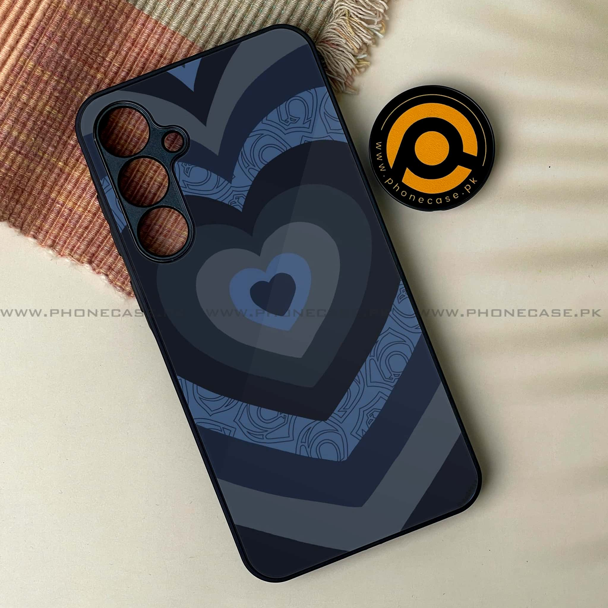 Samsung Galaxy S24 - Heart Beat Series 2.0 - Premium Printed Glass soft Bumper shock Proof Case