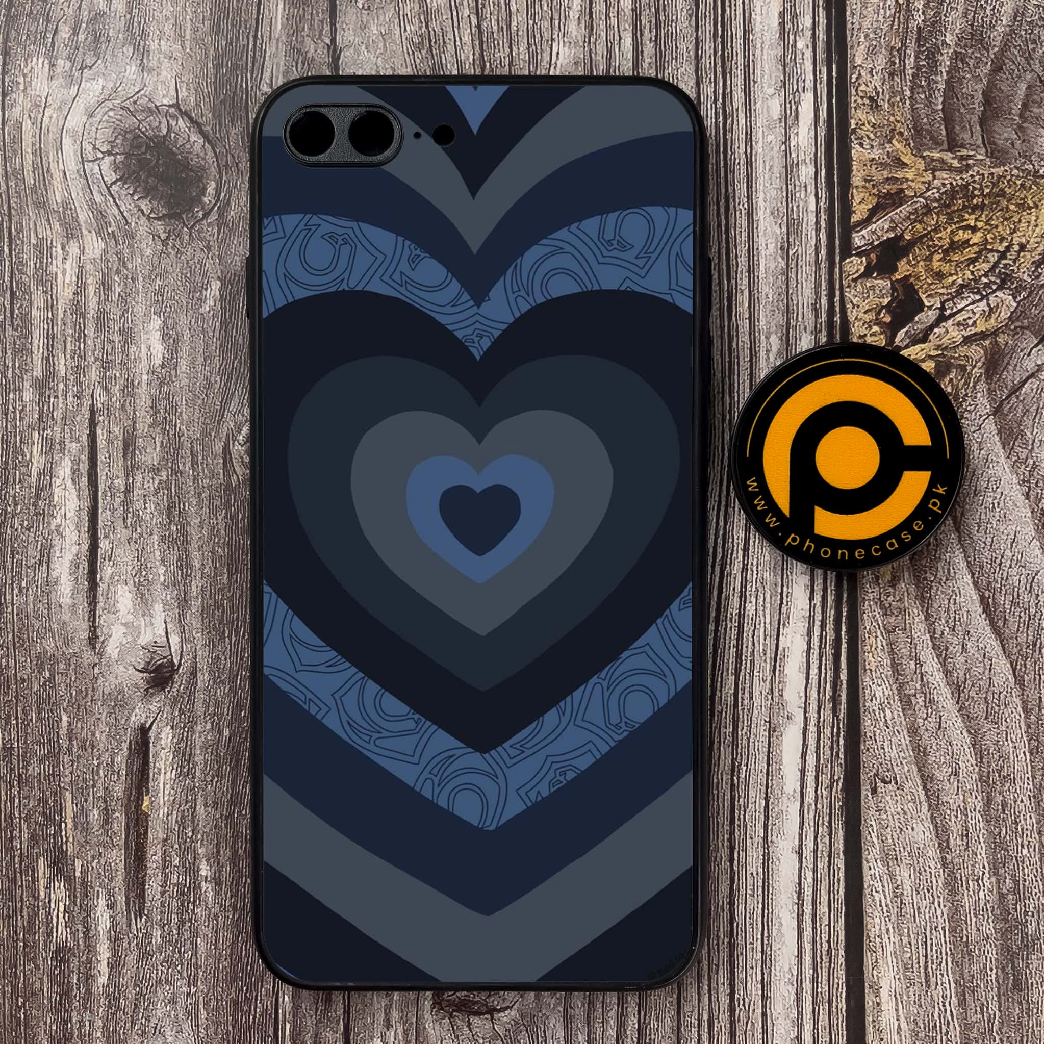 iPhone 7 Plus - Heart Beat Series 2.0 - Premium Metal Printed soft Bumper shock Proof Case