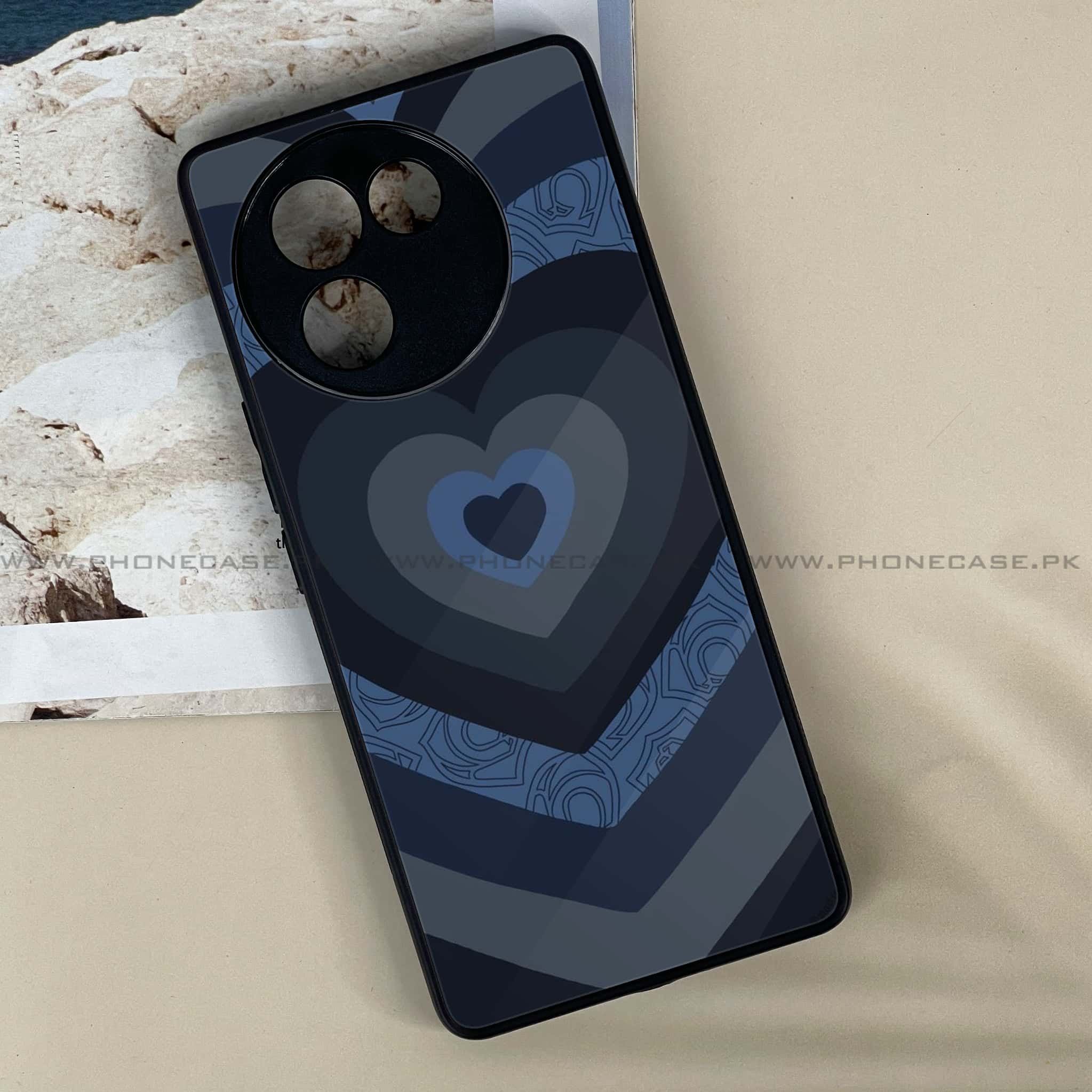 Vivo V30E - Heart Beat 2.0 Series - Premium Printed Metal soft Bumper shock Proof Case