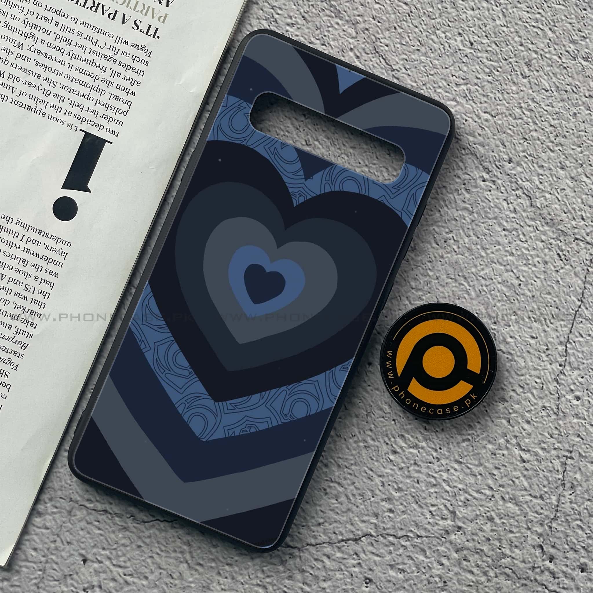 Samsung Galaxy S10 5G - Heart Beat Series 2.0 - Premium Printed Glass soft Bumper shock Proof Case