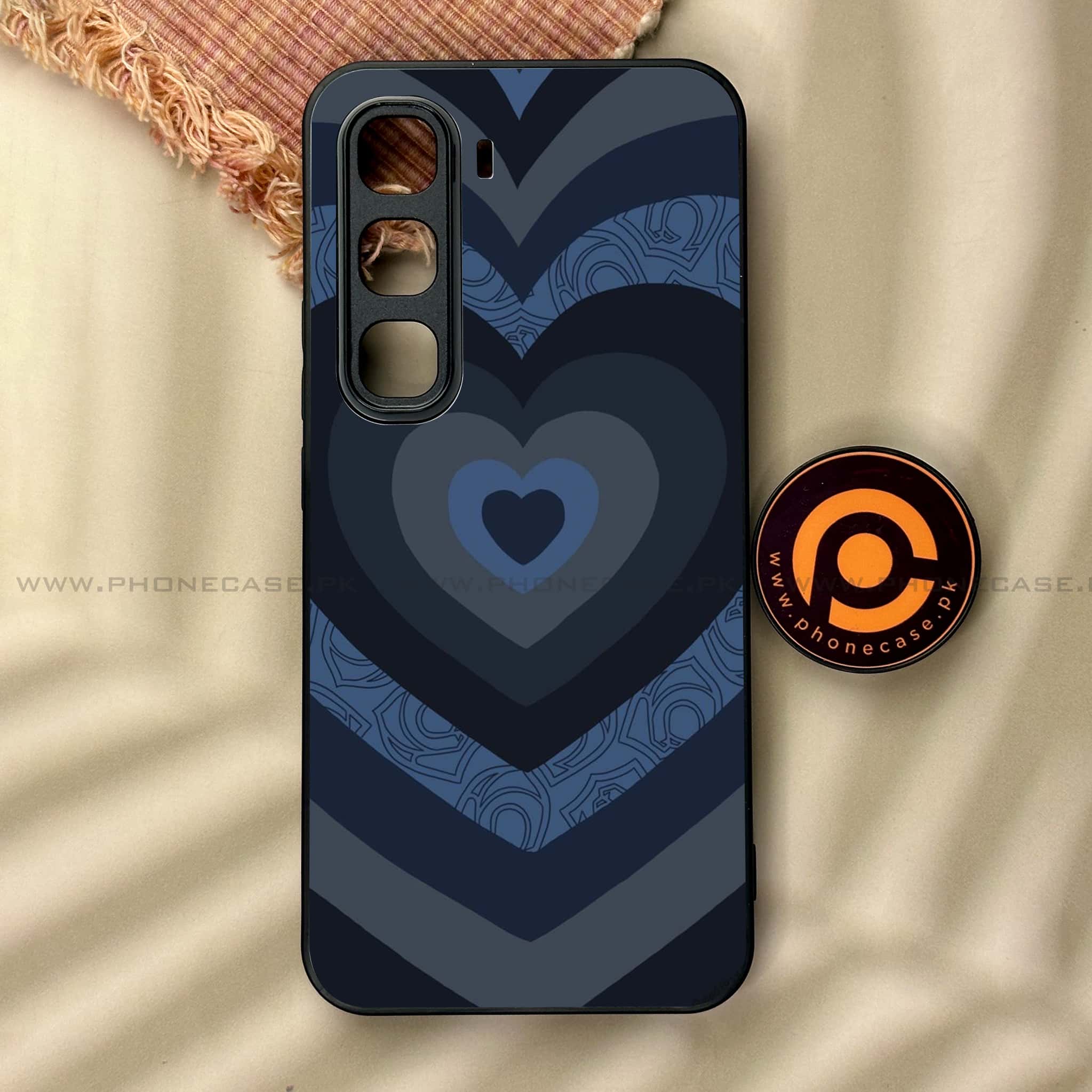 Infinix Hot 60 Pro - Heart Beat 2.0 Series - Premium Metal Printed soft Bumper shock Proof Case