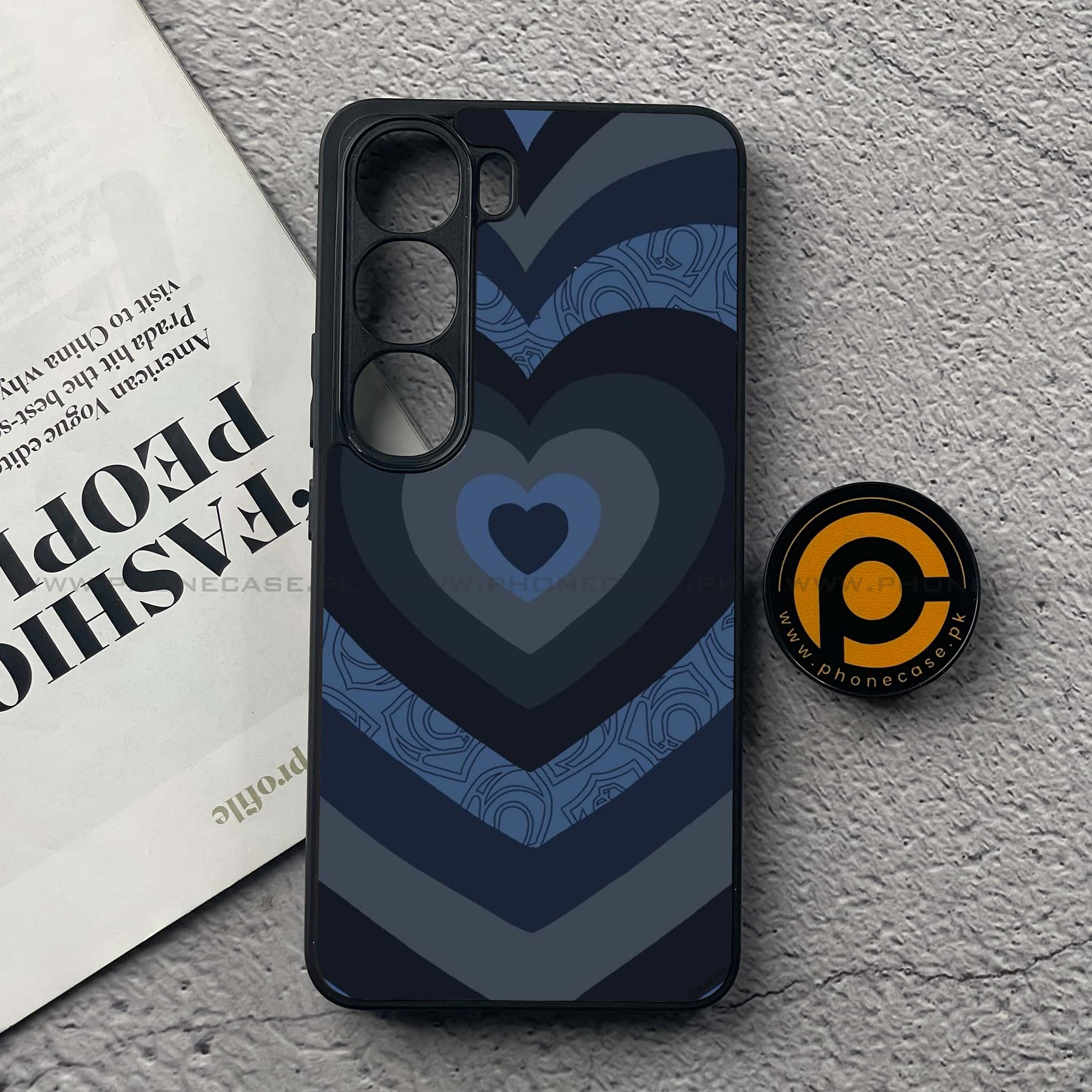 Vivo V40 Lite (IDN) - Heart Beat 2.0 Series - Premium Metal Printed soft Bumper Shock Proof Case