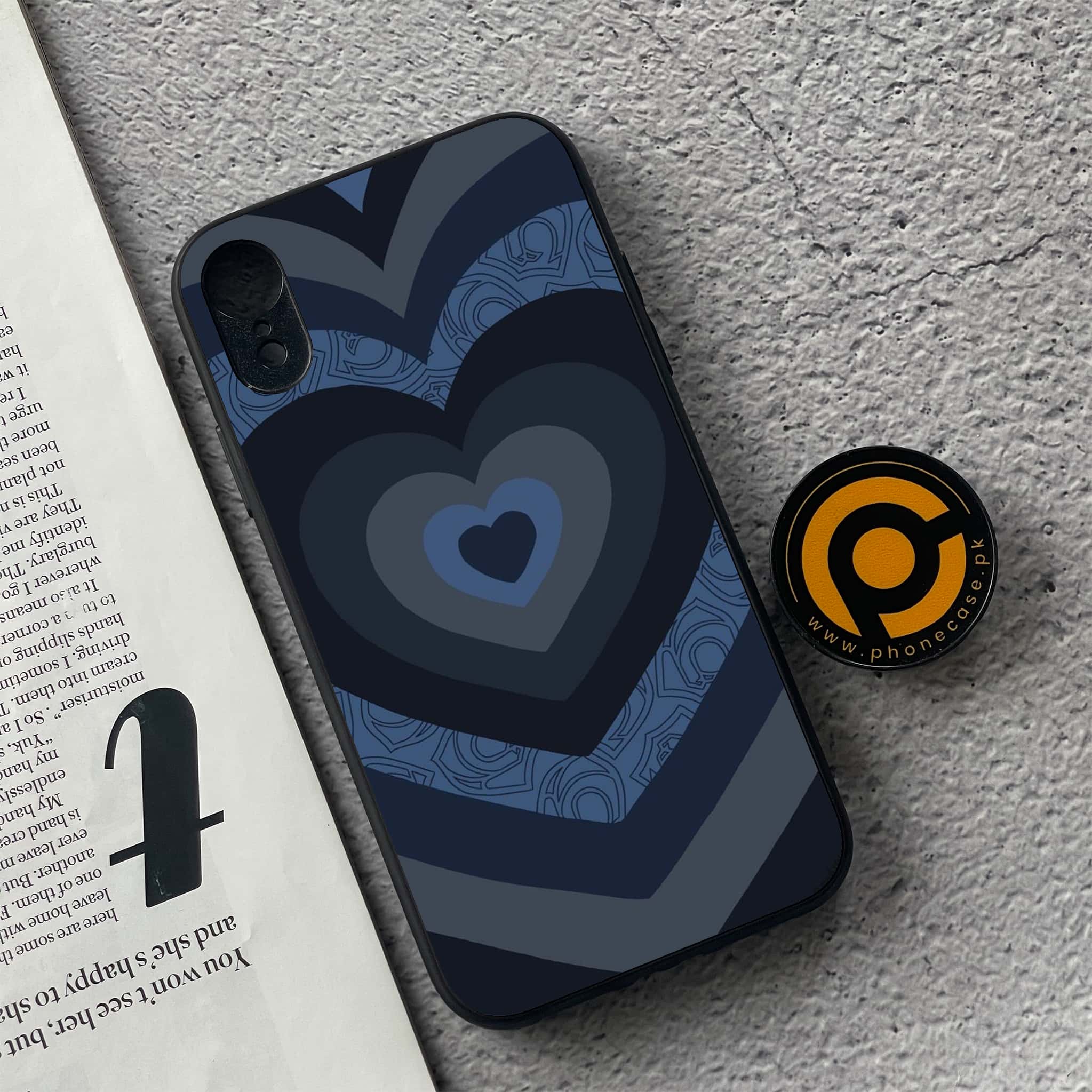 iPhone XR - Heart Beat Series 2.0 - Premium Metal Printed soft Bumper shock Proof Case