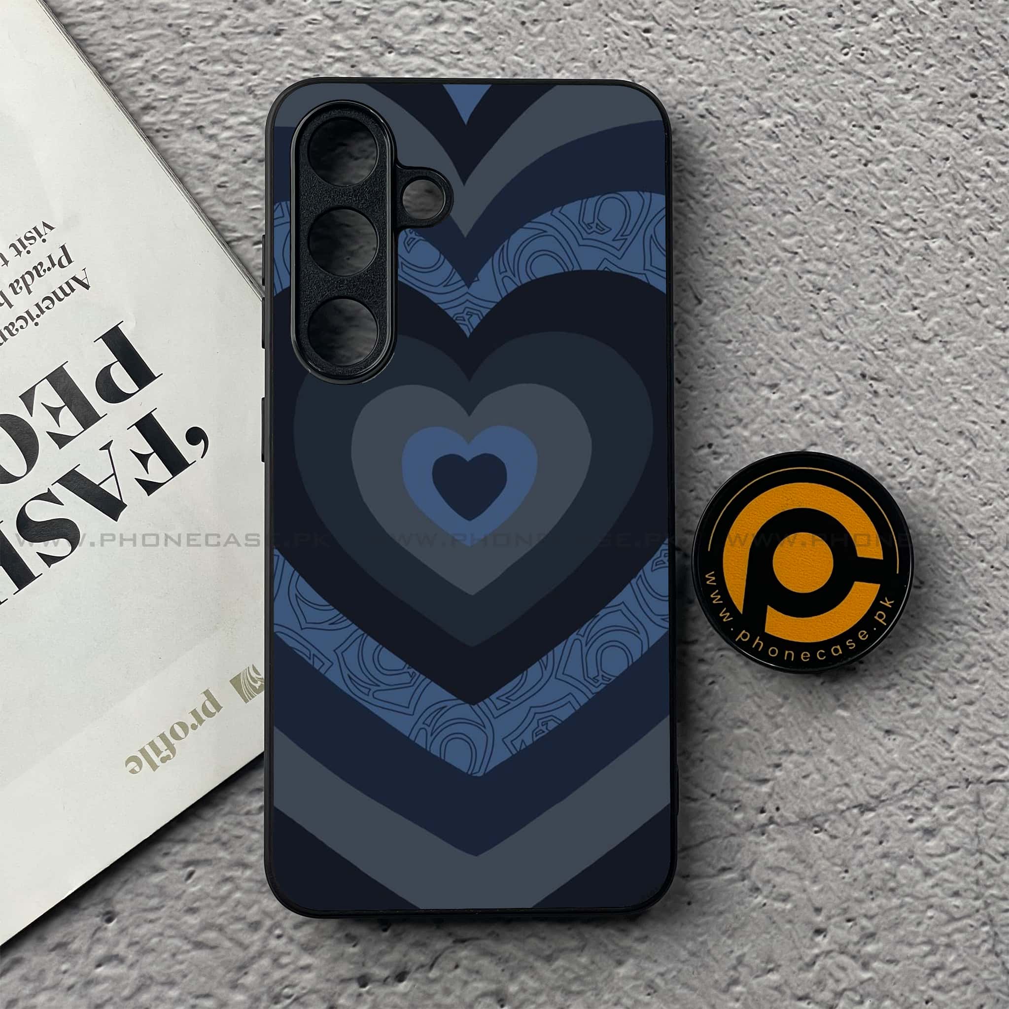 Samsung Galaxy S25 FE - Heart Beat 2.0 Series - Premium Metal Printed soft Bumper shock Proof Case