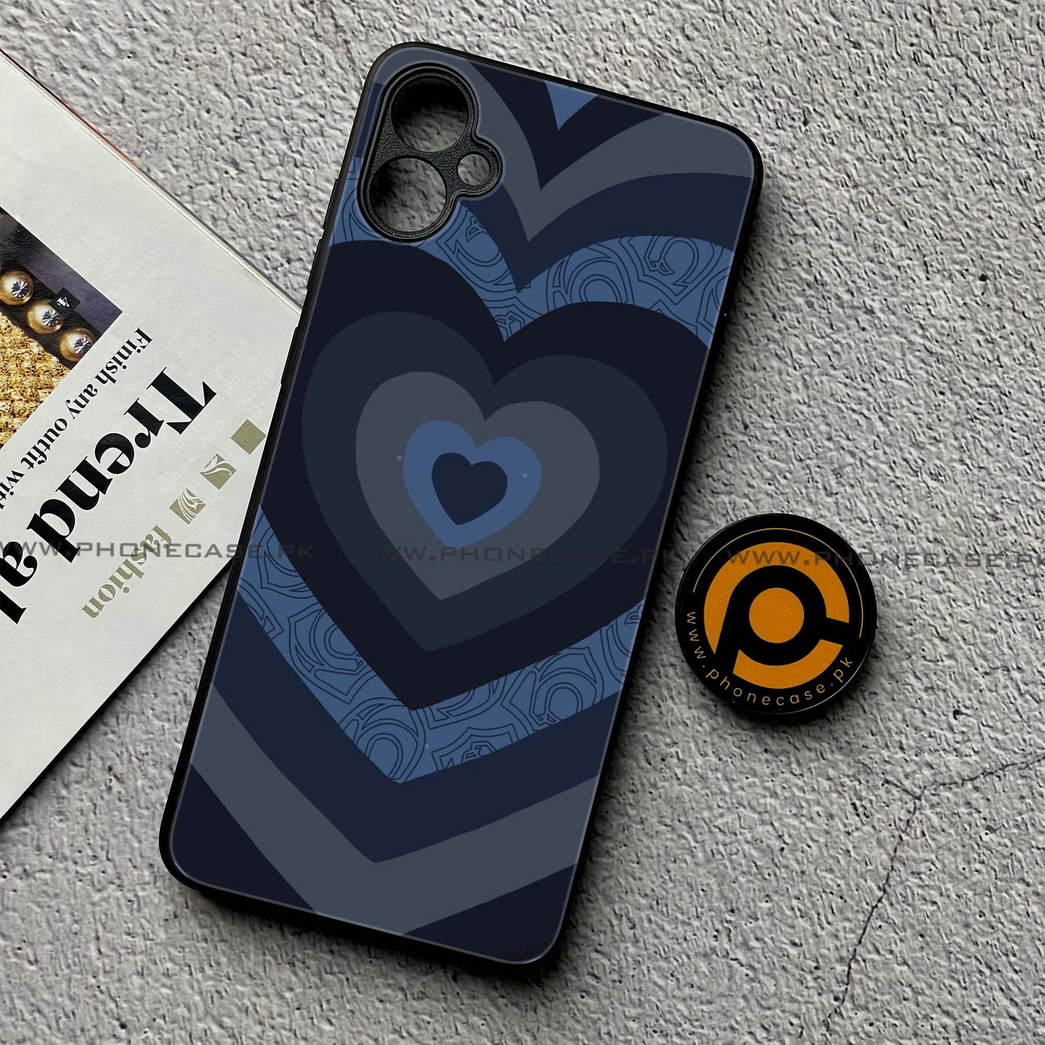Samsung Galaxy A05 - Heart Beat 2.0 Series - Premium Metal Printed soft Bumper shock Proof Case