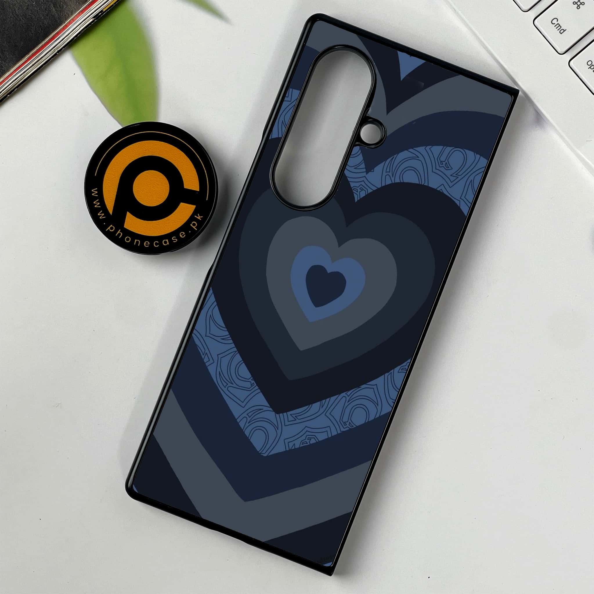 Samsung Galaxy Z Fold 7 - Heart Beat 2.0 Series - Premium Metal Printed soft Bumper shock Proof Case