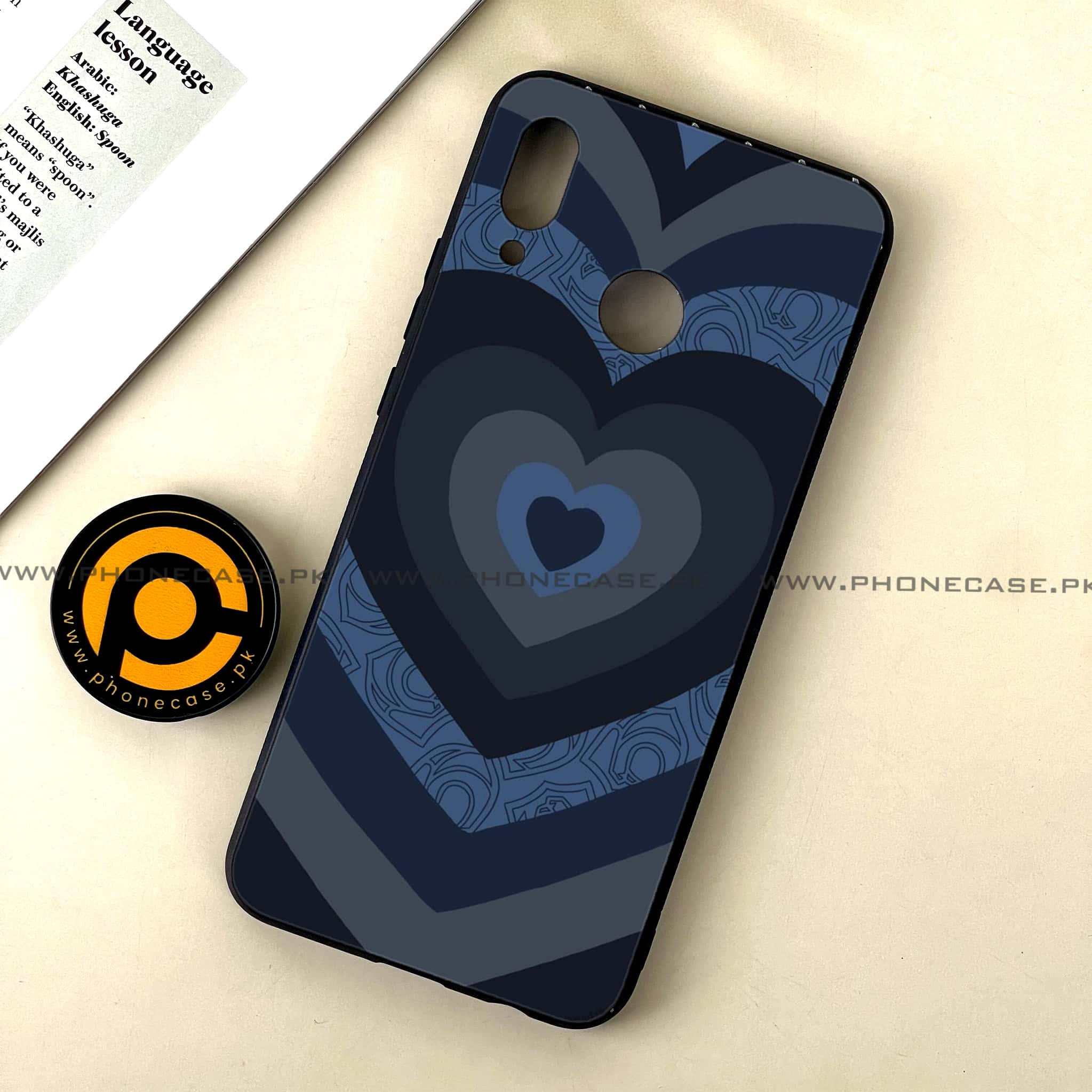 Huawei Nova 3 - Heart Beat Series 2.0 - Premium Printed Glass soft Bumper shock Proof Case