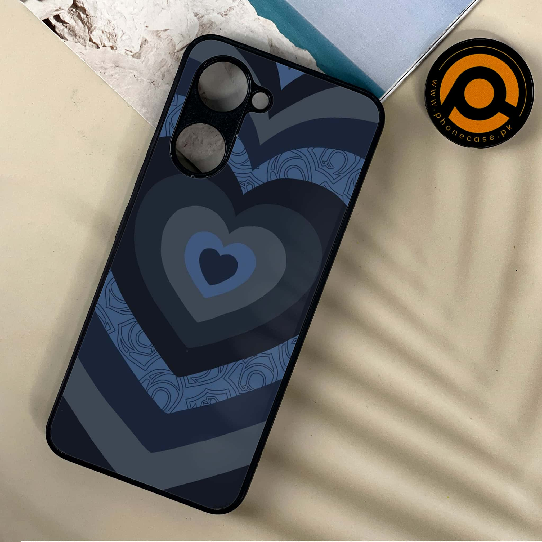 Vivo Y03 - Heart Beat 2.0 Series - Premium Printed Metal soft Bumper shock Proof Case