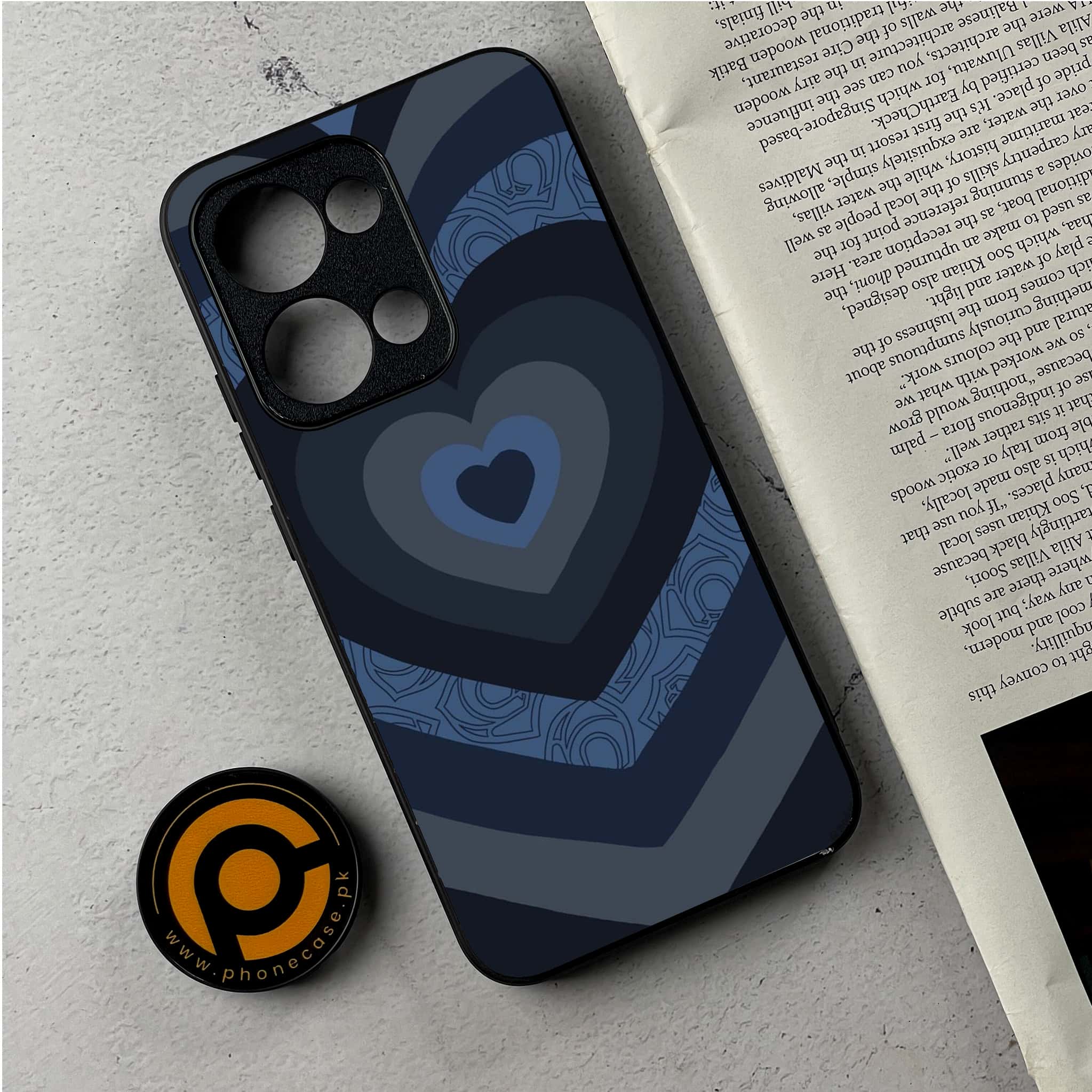Oppo Reno 13 - Heart Beat 2.0 Series - Premium Metal Printed Soft Bumper Shockproof Case