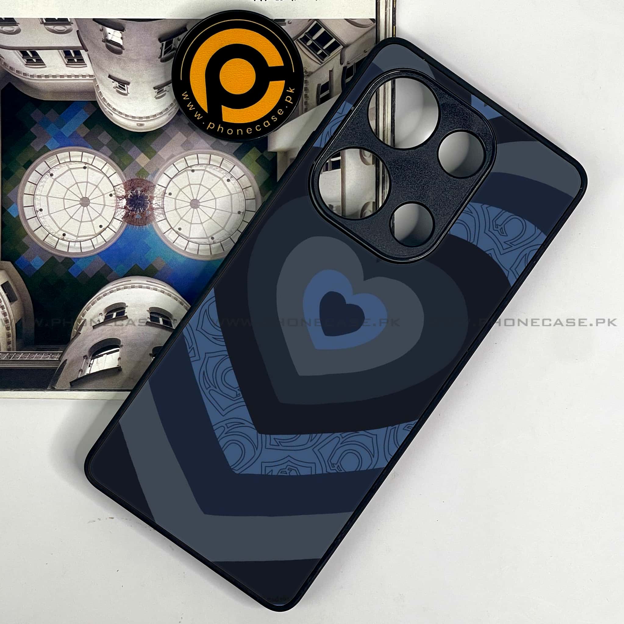 Redmi Note 13 Pro 4G - Heart Beat Series 2.0 - Premium Metal Printed soft Bumper shock Proof Case