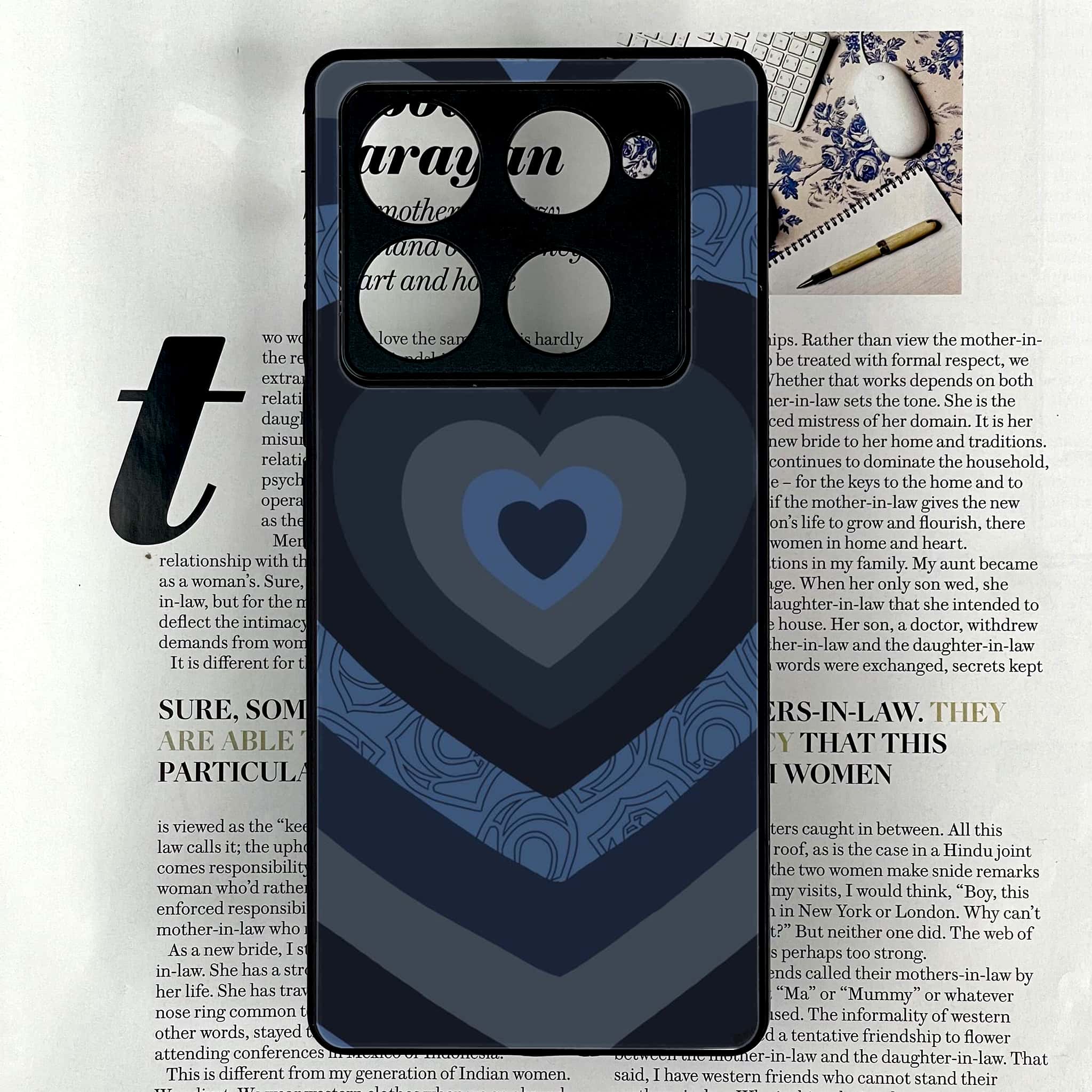 Infinix Note 40 Pro Plus - Heart Beat 2.0 Series - Premium Metal Printed soft Bumper shock Proof Case