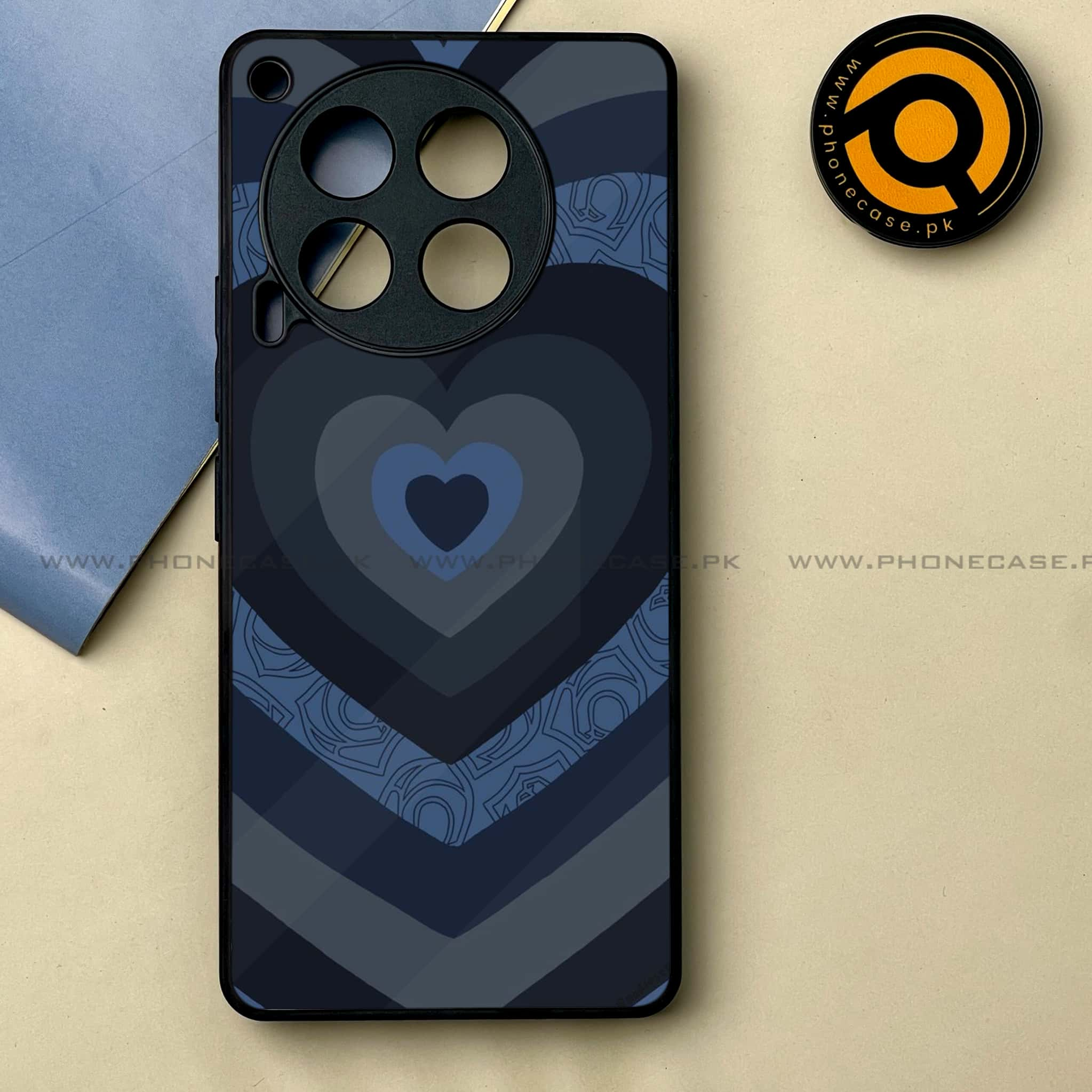 Tecno Camon 30 - Heart Beat 2.0 Series -  Premium Printed Metal soft Bumper shock Proof Case