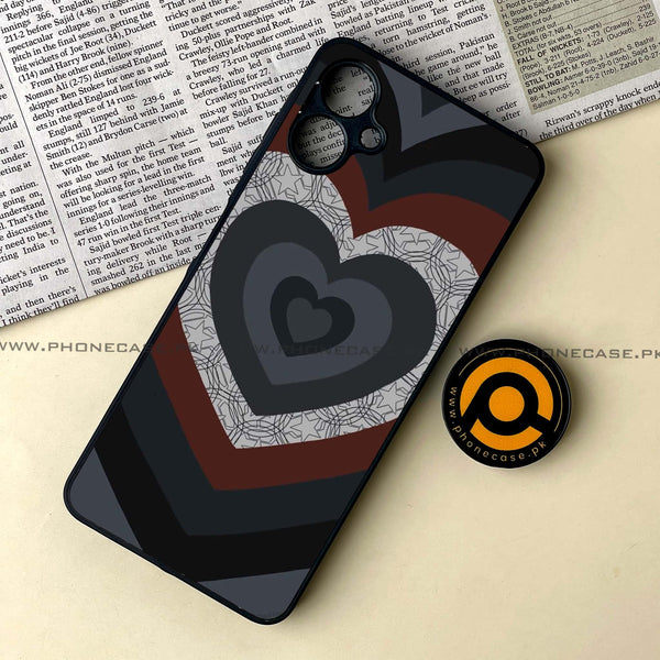 Samsung Galaxy A06  - Heart Beat 2.0 Design 7  - Premium Metal Printed soft Bumper shock Proof Case  CS-34322