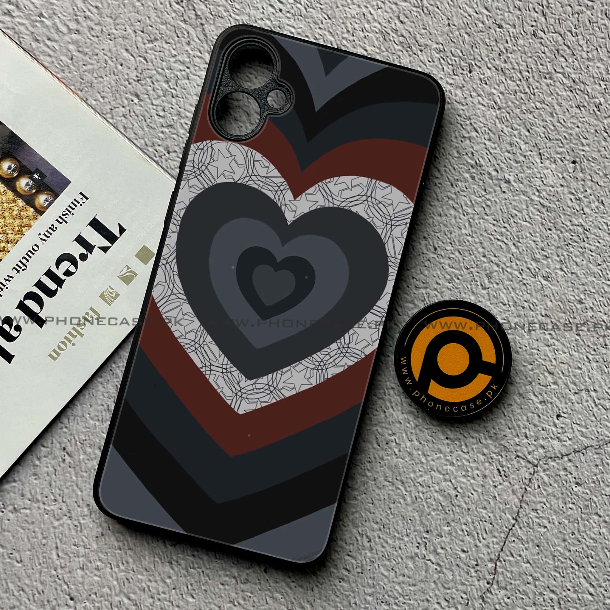 Samsung Galaxy A05 - Heart Beat 2.0 Series - Premium Metal Printed soft Bumper shock Proof Case