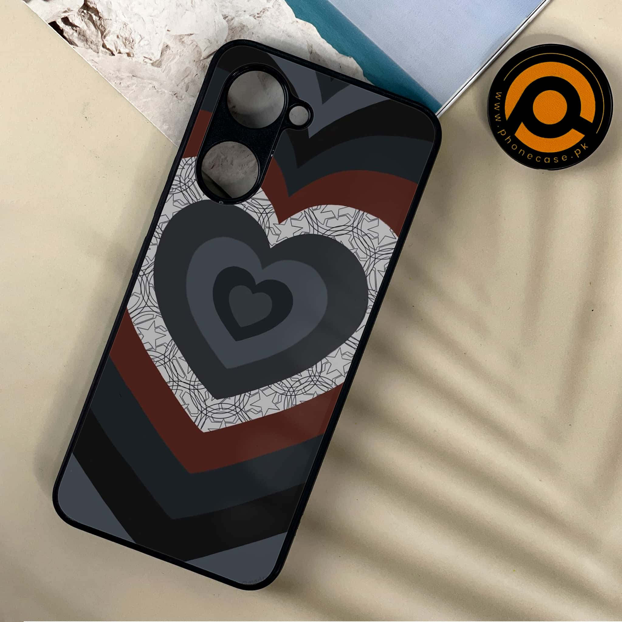 Vivo Y03 - Heart Beat 2.0 Series - Premium Printed Metal soft Bumper shock Proof Case