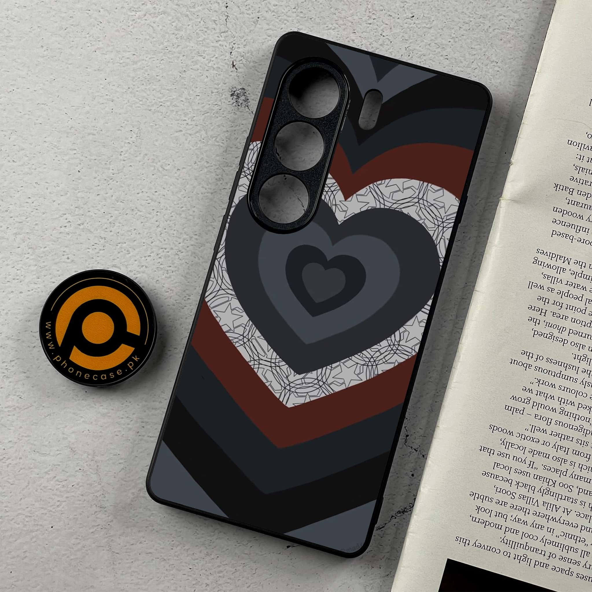 Tecno Camon 40 Pro - Heart Beat 2.0 Series - Premium Metal Printed Soft Bumper Shockproof Case