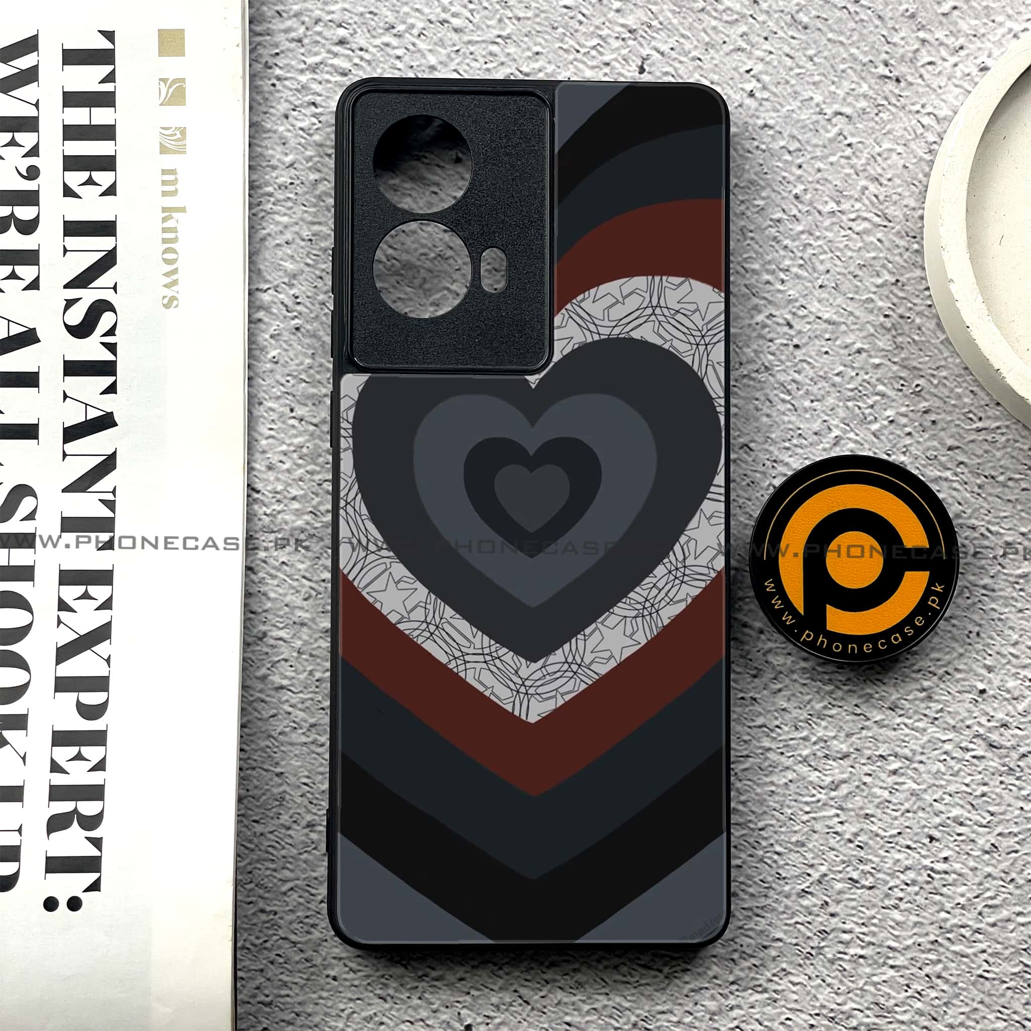 Moto G85 - Heart Beat 2.0 Series - Premium Printed Glass soft Bumper shock Proof Case
