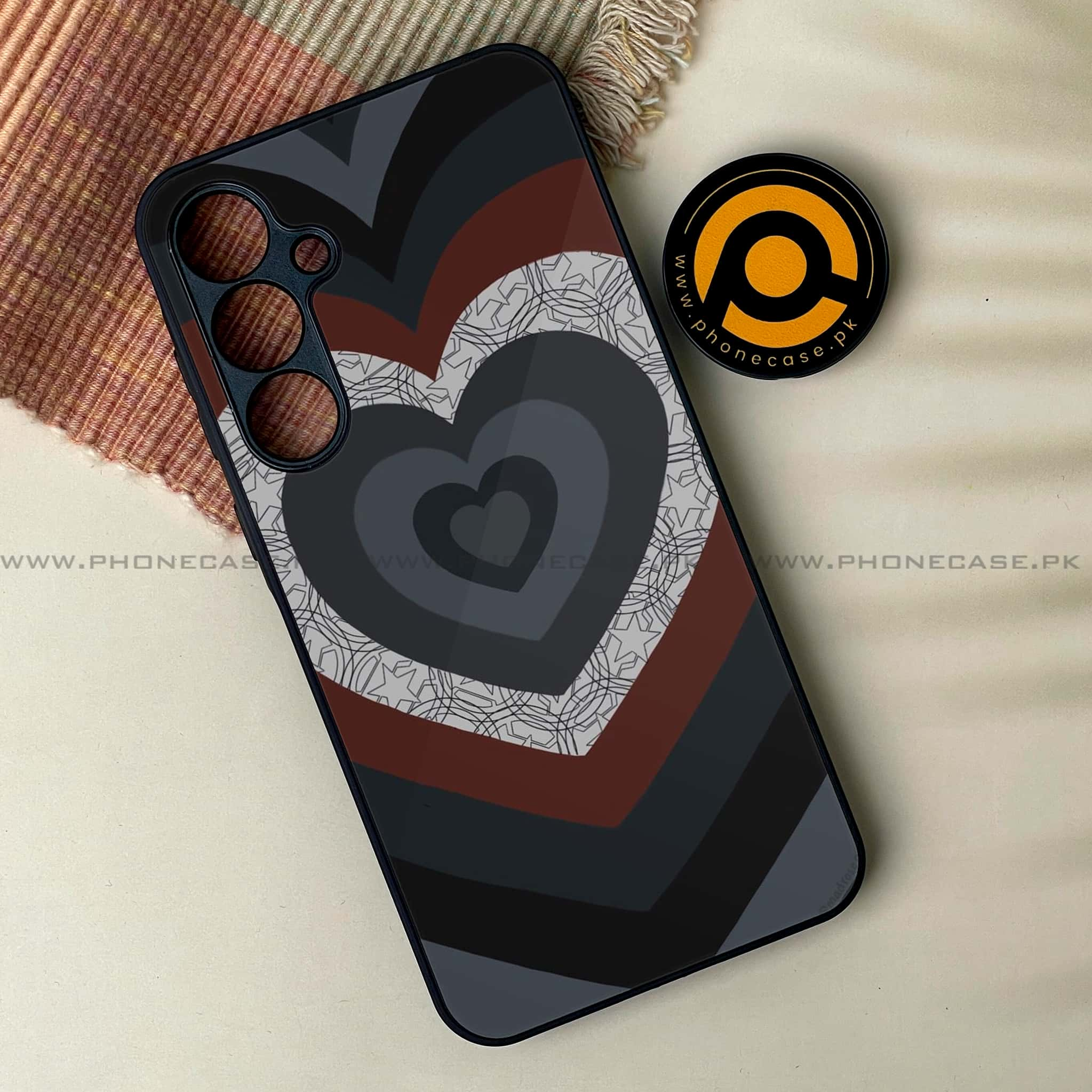 Samsung Galaxy M54 - Heart Beat Series 2.0 - Premium Printed Glass soft Bumper shock Proof Case