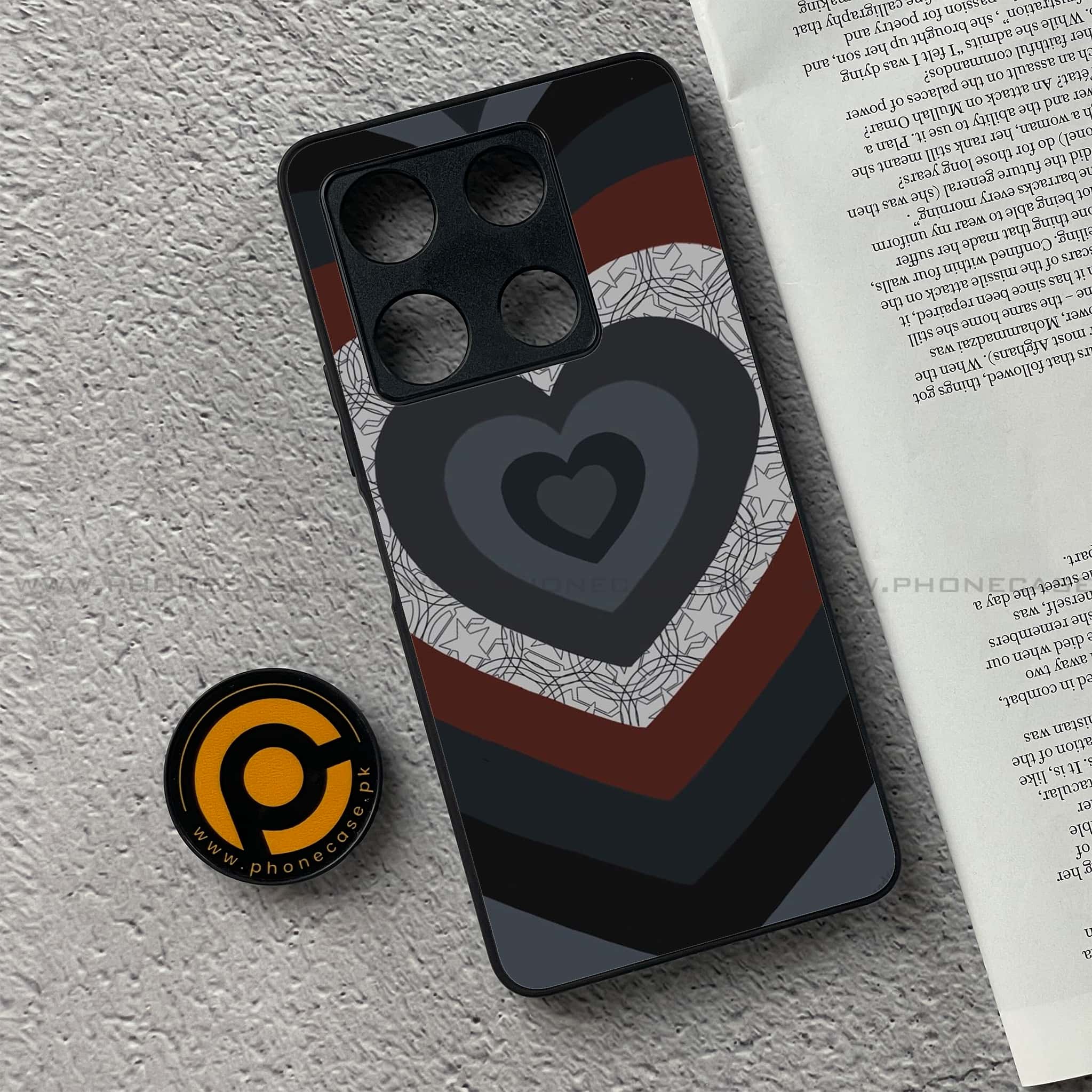Infinix Note 30 Pro - Heart Beat Series 2.0 - Premium Metal Printed soft Bumper shock Proof Case