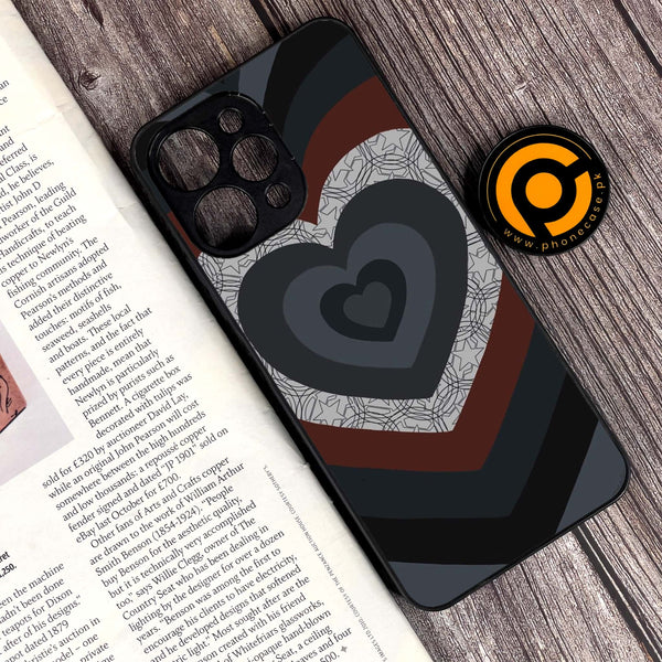 Xiaomi Redmi 12 - Heart Beat 2.0 Design 7  - Premium Printed Glass soft Bumper shock Proof Case CS-41203