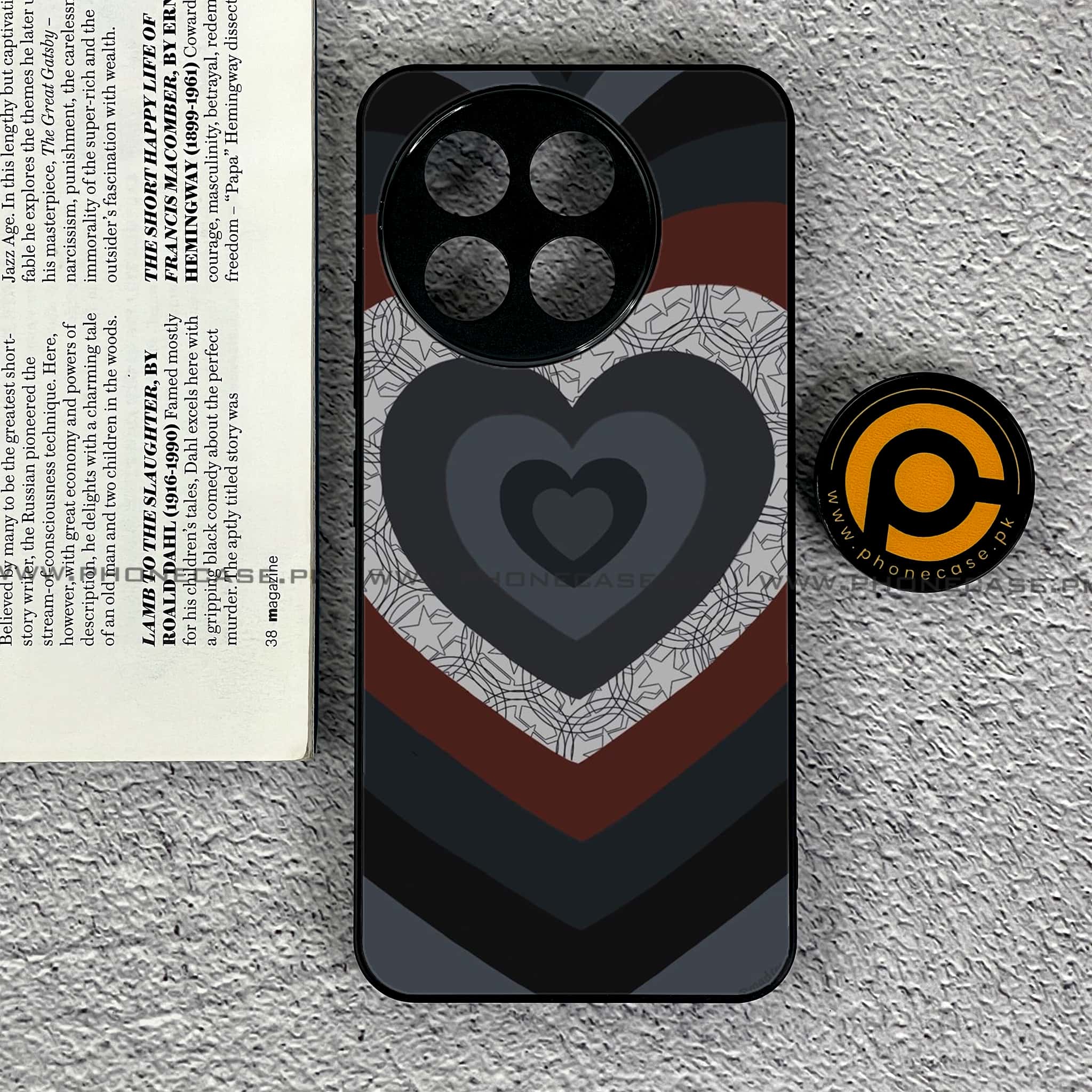 OnePlus Ace 5 - Heart Beat 2.0 Series - Premium Metal Printed soft Bumper shock Proof Case