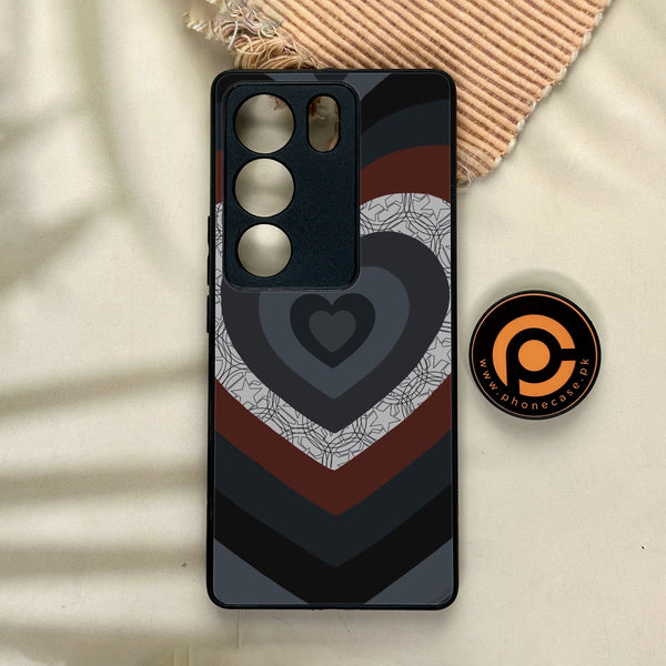 Vivo V29 - Heart Beat Series 2.0 - Premium Printed Glass soft Bumper shock Proof Case