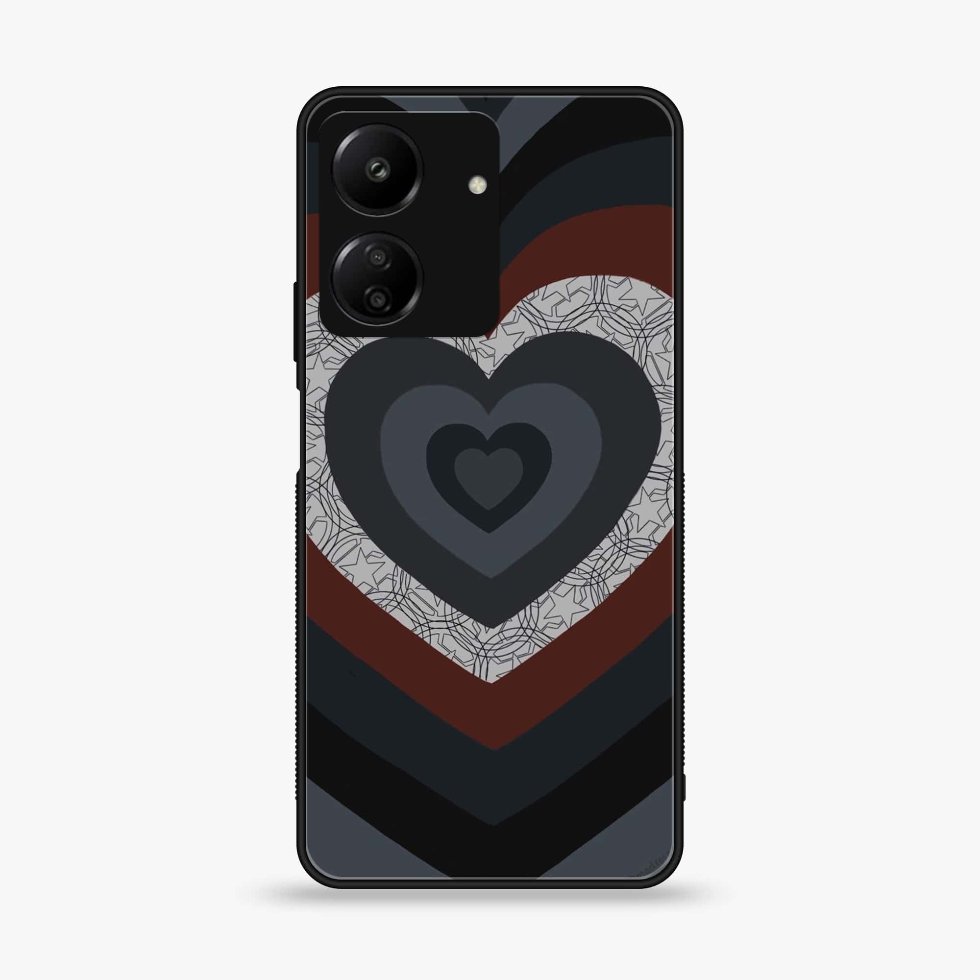 Xiaomi Poco C65 - Heart Beat 2.0 Series - Premium Printed Glass soft Bumper shock Proof Case