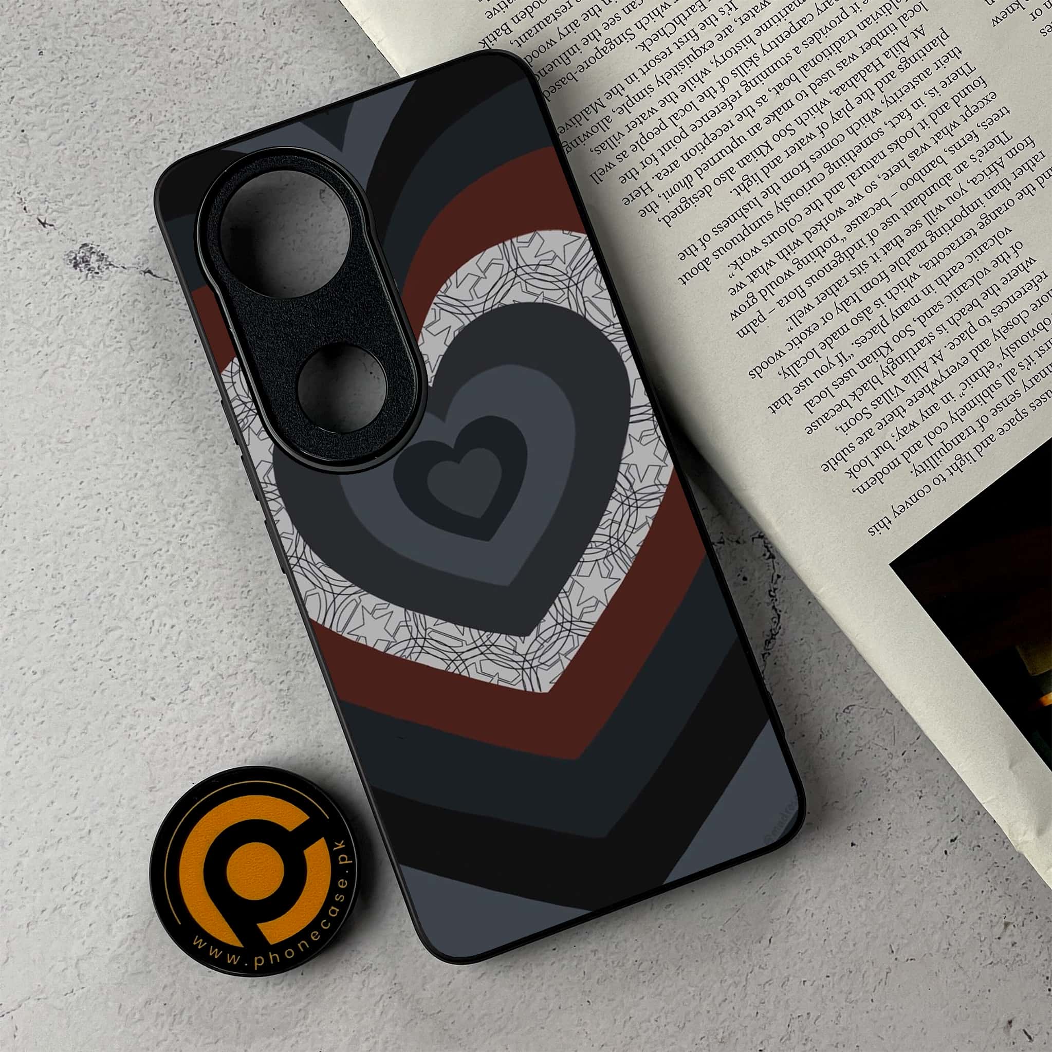 Vivo V50 - Heart Beat 2.0 Series - Premium Metal Printed Soft Bumper Shockproof Case