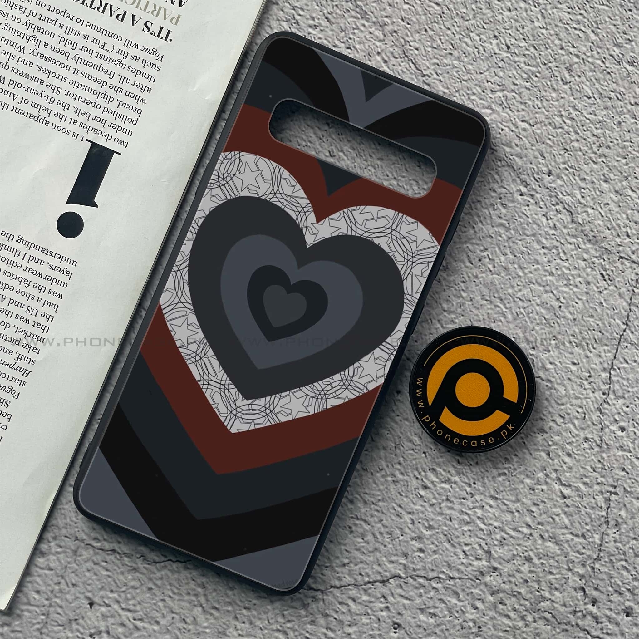 Samsung Galaxy S10 5G - Heart Beat Series 2.0 - Premium Printed Glass soft Bumper shock Proof Case