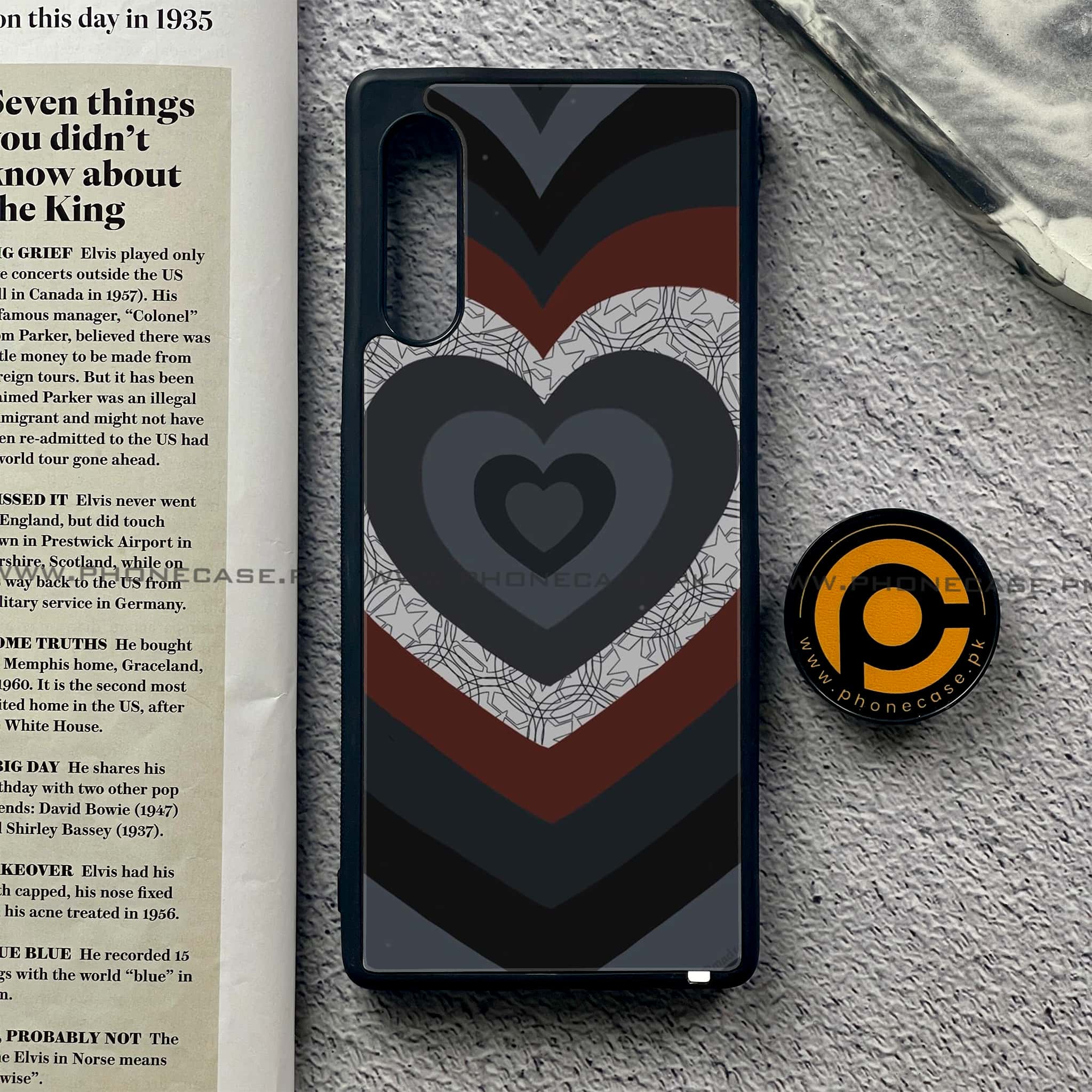 LG Velvet - Heart Beat 2.0 Series - Premium Printed Glass soft Bumper shock Proof Case
