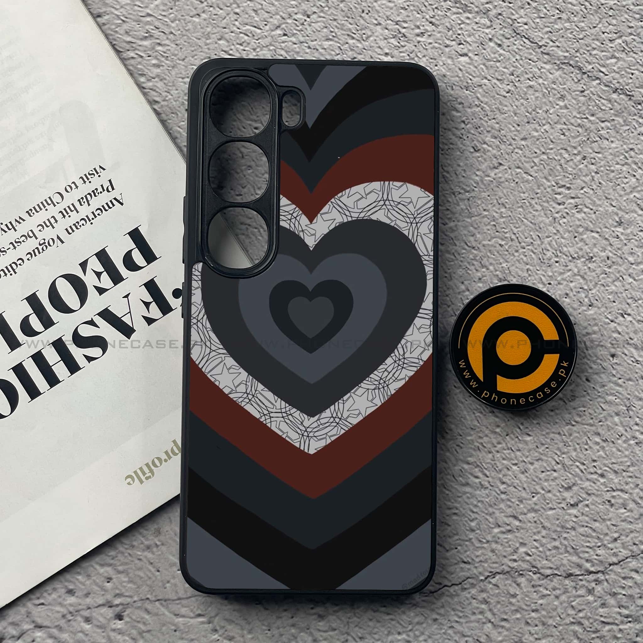 Vivo V40 Lite (IDN) - Heart Beat 2.0 Series - Premium Metal Printed soft Bumper Shock Proof Case