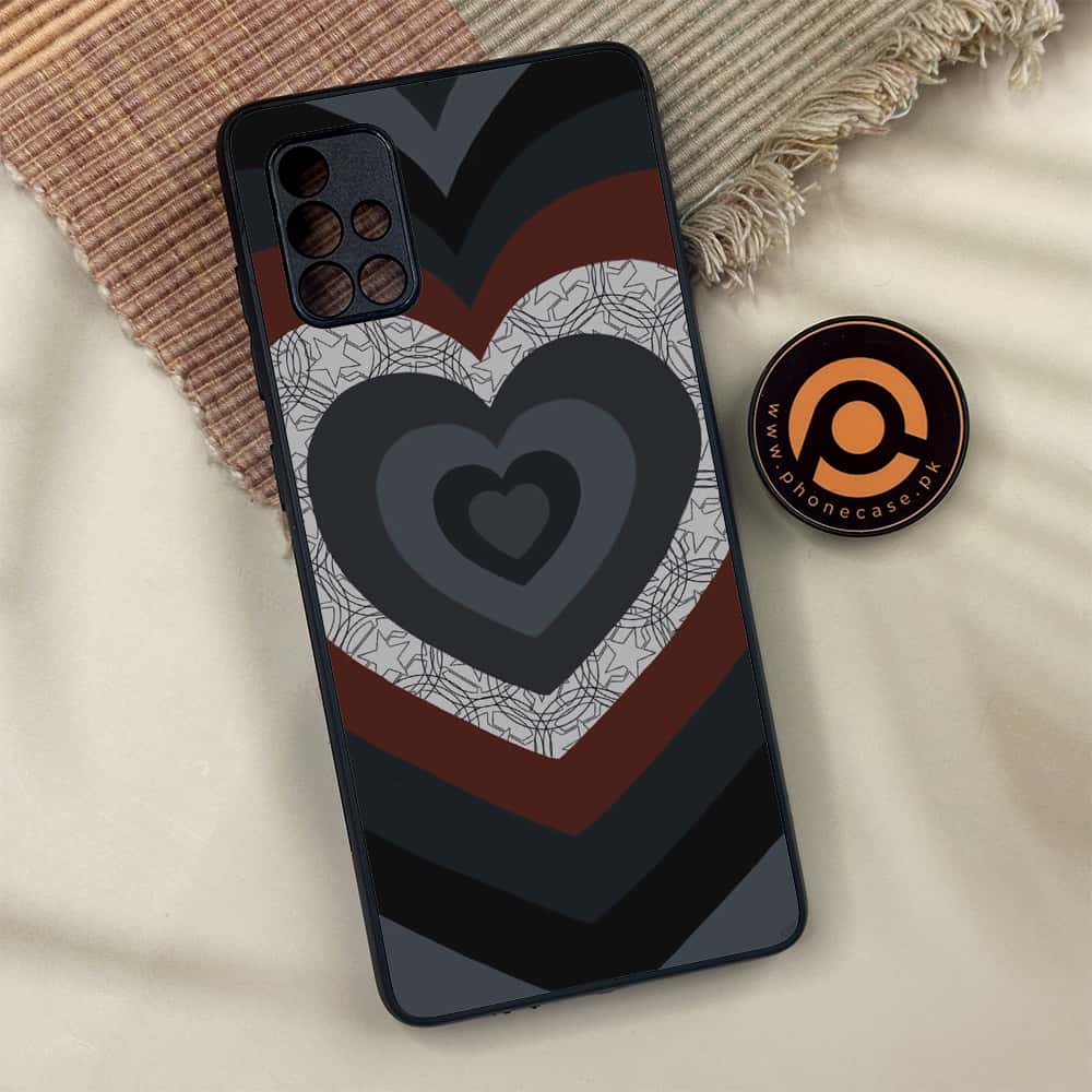 Samsung Galaxy A71 - Heart Beat 2.0 Series - Premium Metal Printed soft Bumper shock Proof Case