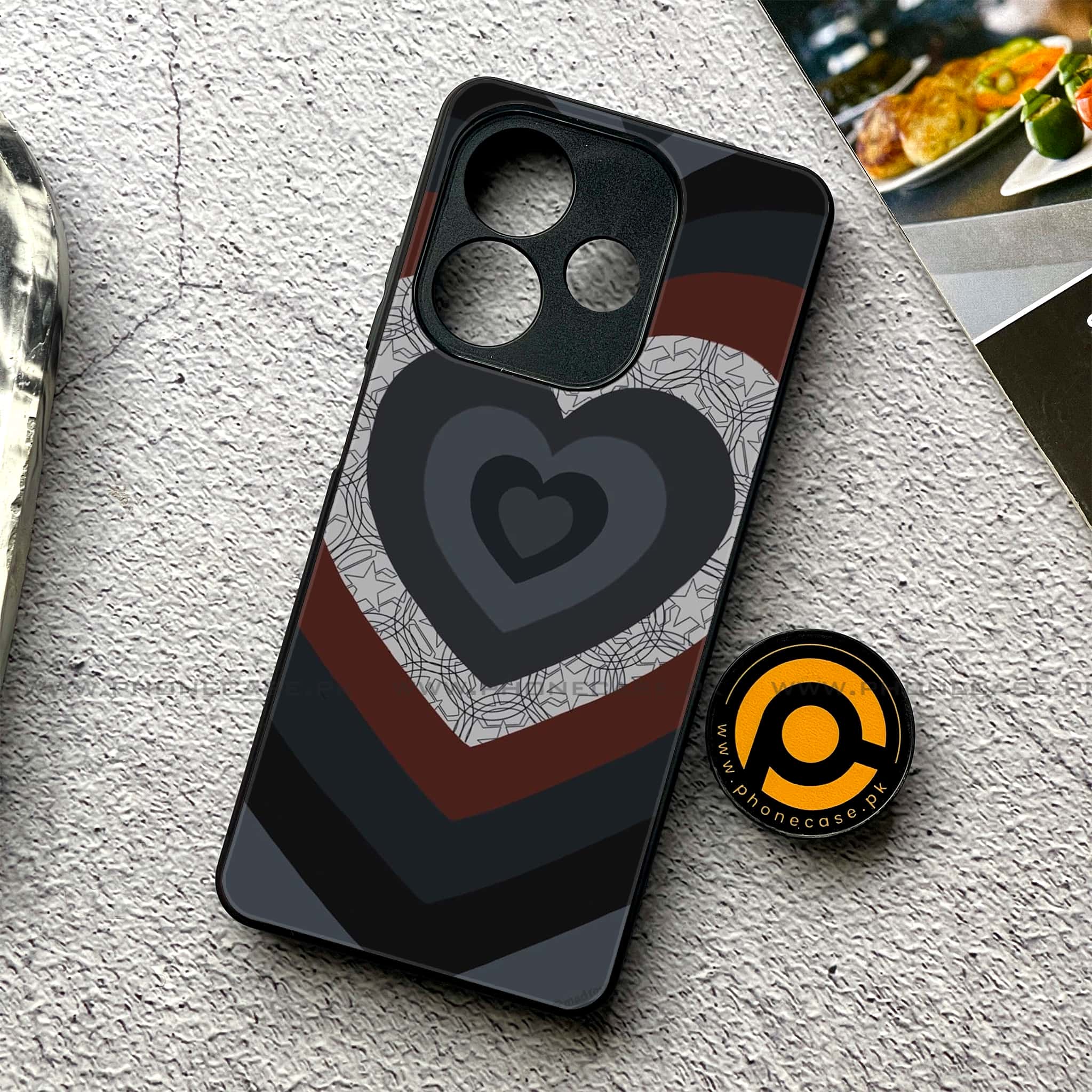 Oppo A5 Pro - Heart Beat 2.0 Series - Premium Metal Printed soft Bumper shock Proof Case