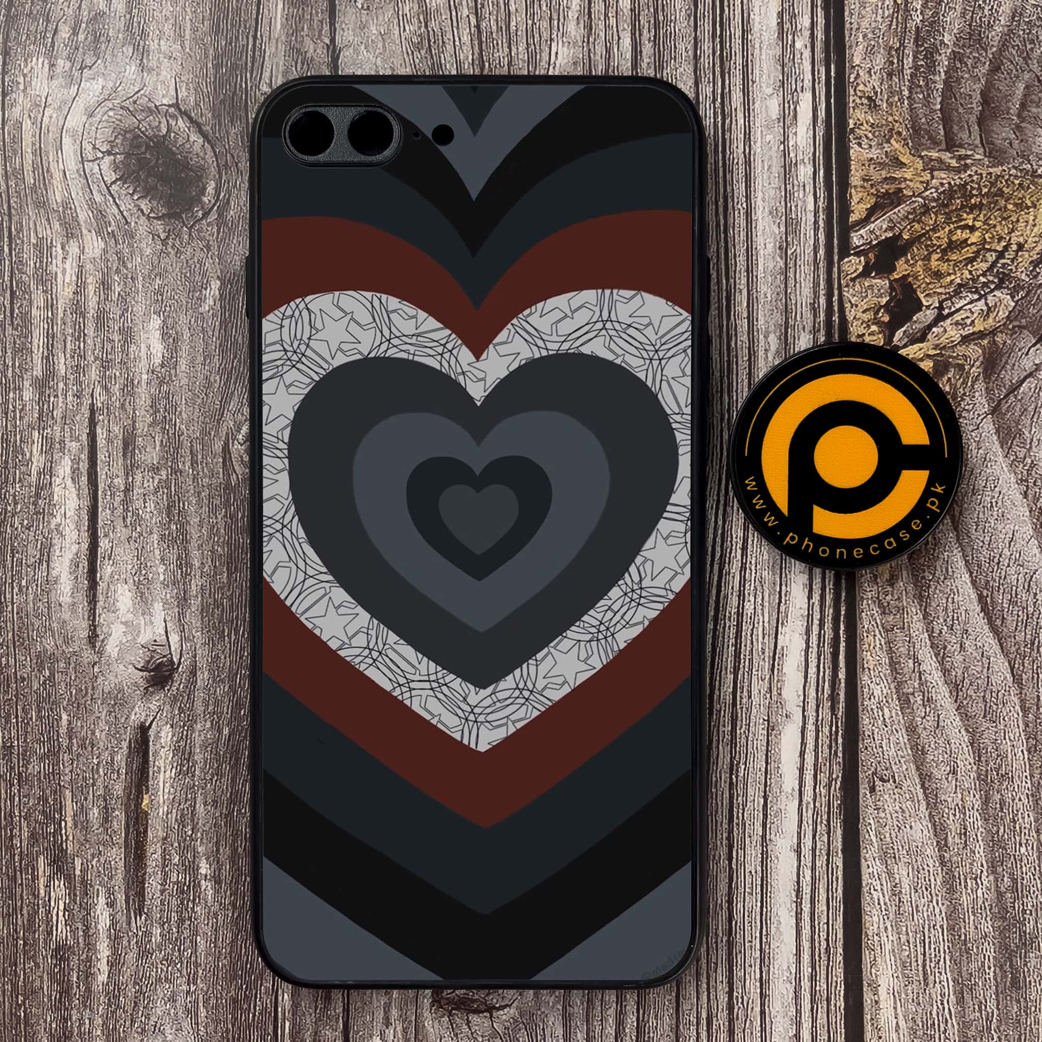 iPhone 7 Plus - Heart Beat Series 2.0 - Premium Metal Printed soft Bumper shock Proof Case