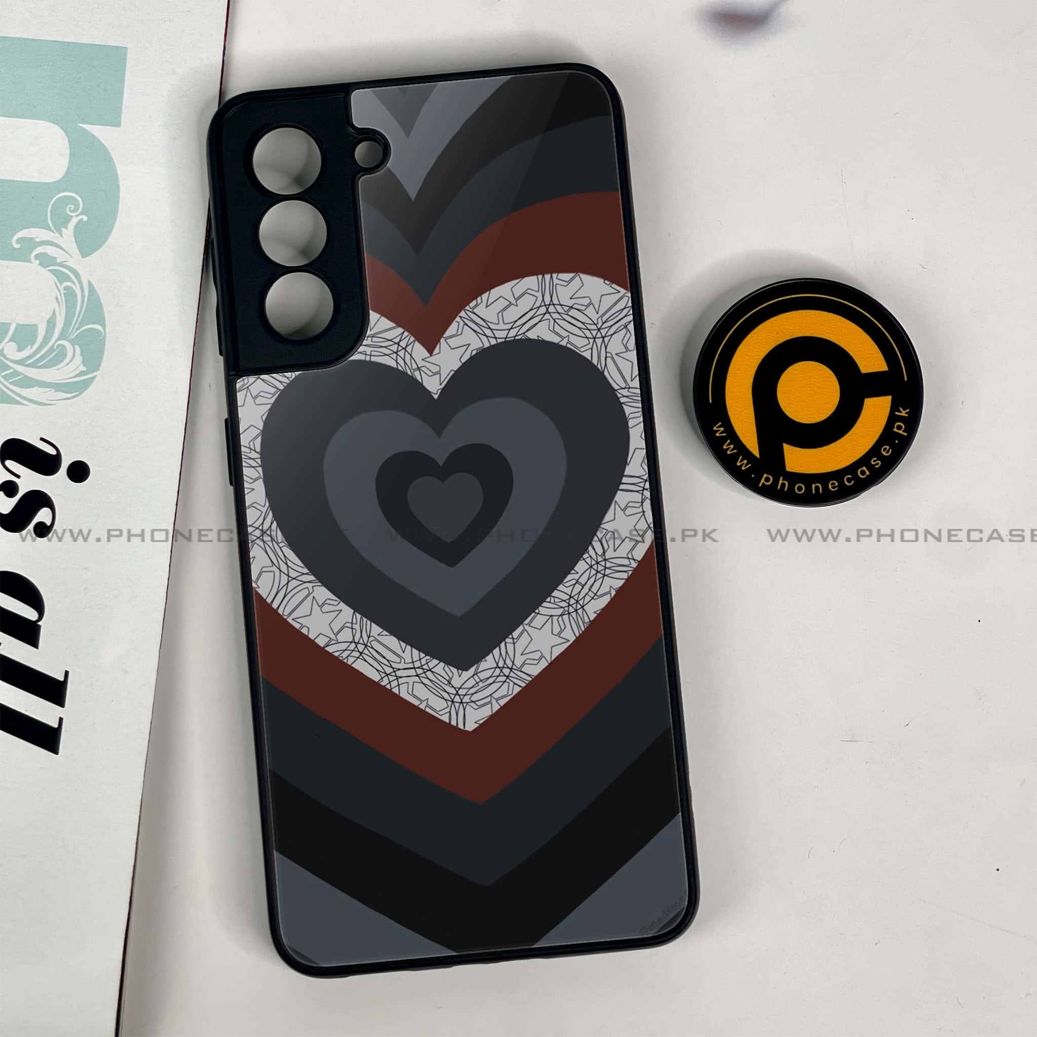 Samsung Galaxy S21 - Heart Beat 2.0 Series - Premium Printed Glass soft Bumper shock Proof Case