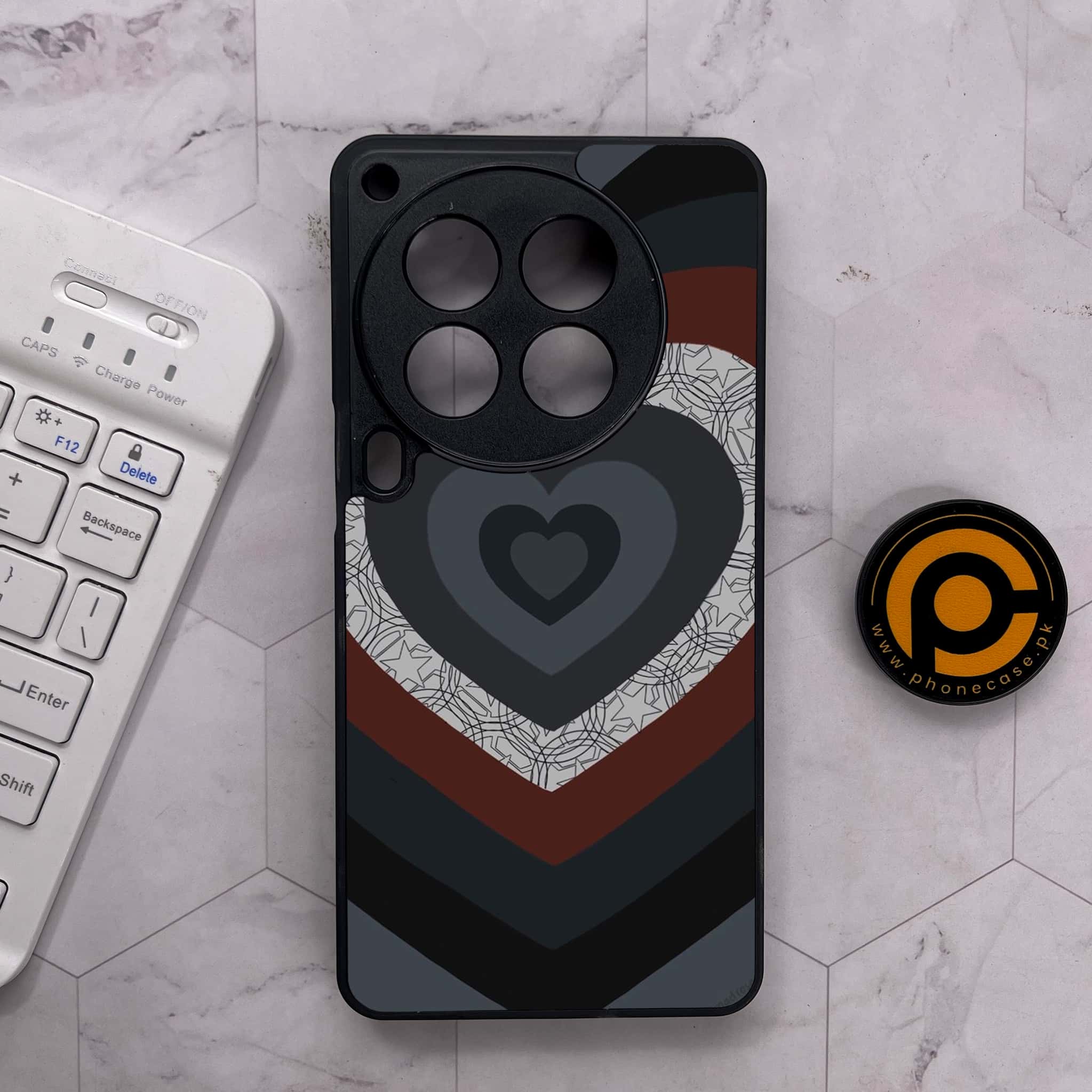 Tecno Camon 30 Premier - Heart Beat 2.0 Series - Premium Metal Printed soft Bumper shock Proof Case