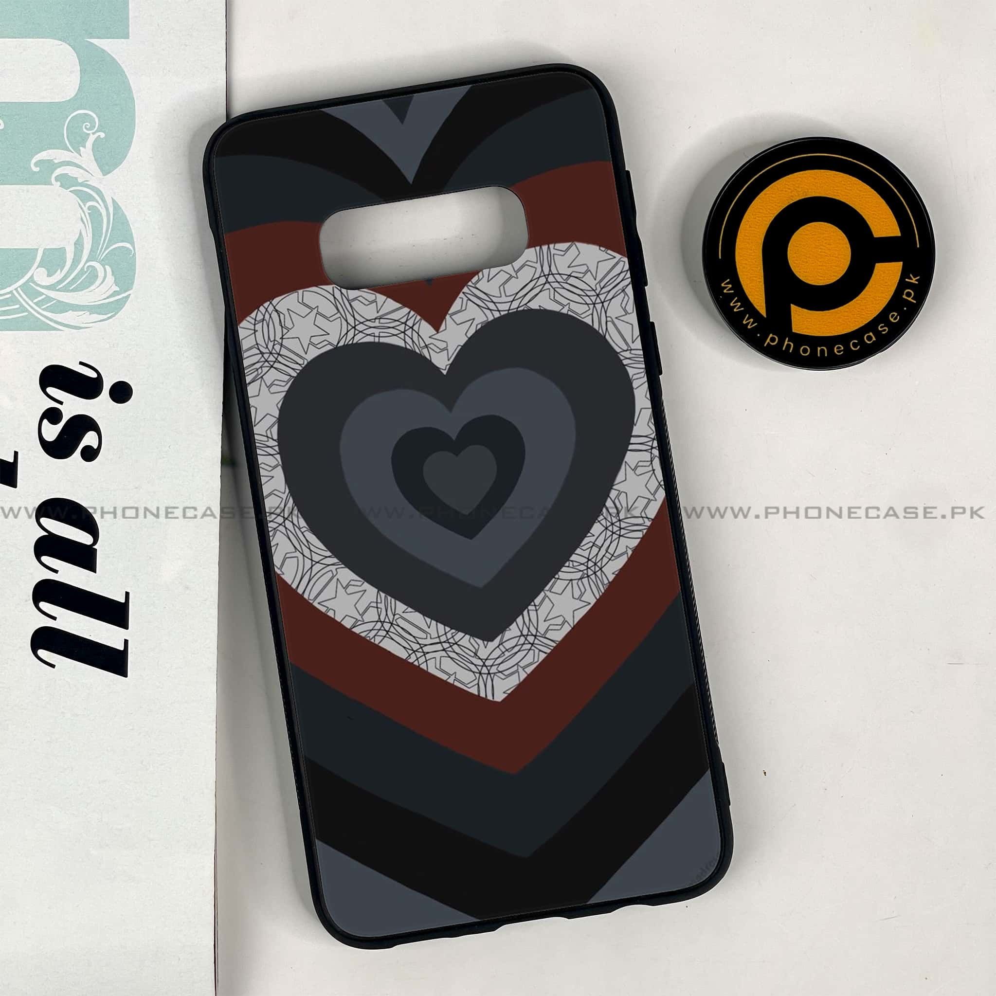 Galaxy S10e - Heart Beat 2.0 Series - Premium Printed Glass soft Bumper shock Proof Case