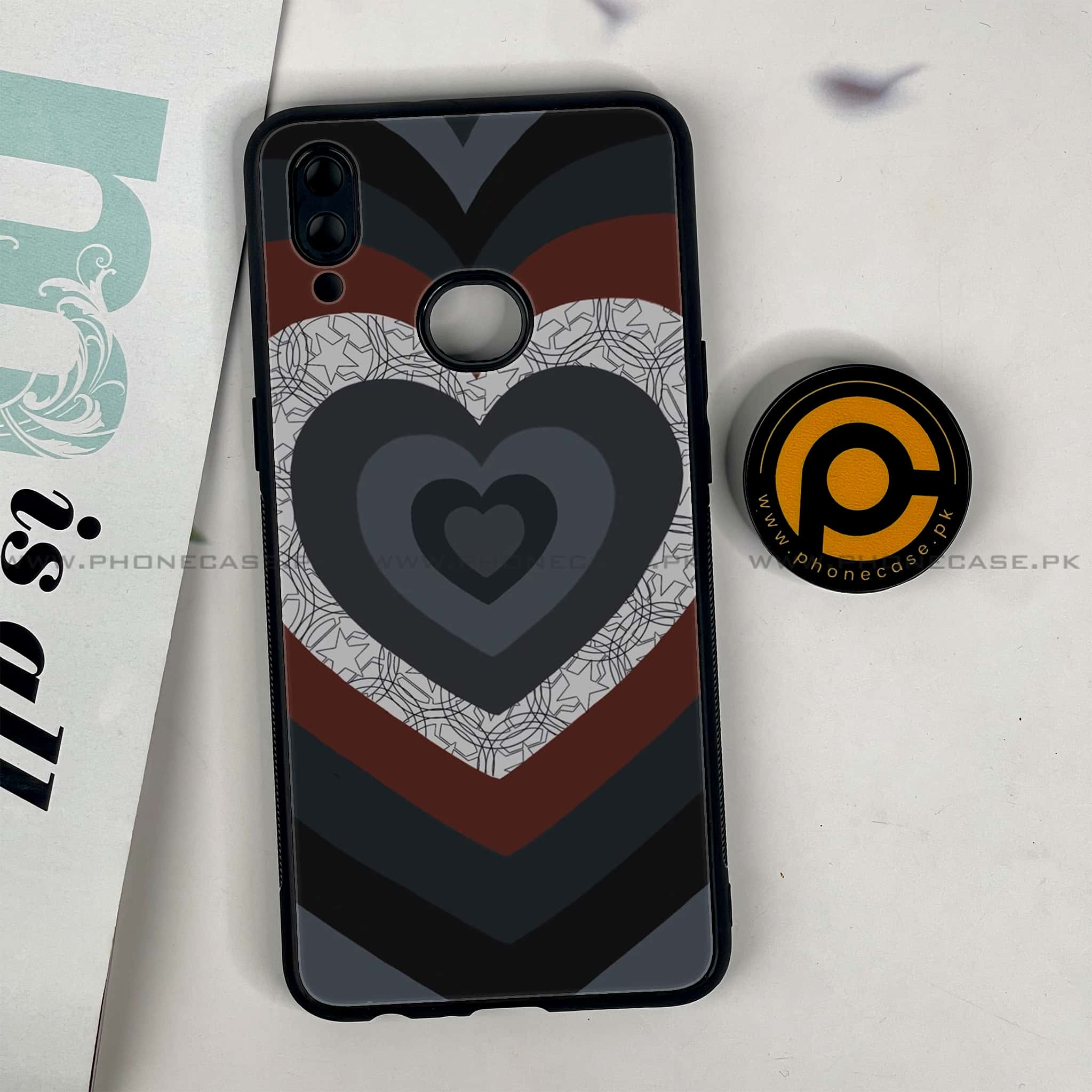 Galaxy A10s - Heart Beat 2.0 Series - Premium Printed Glass soft Bumper shock Proof Case